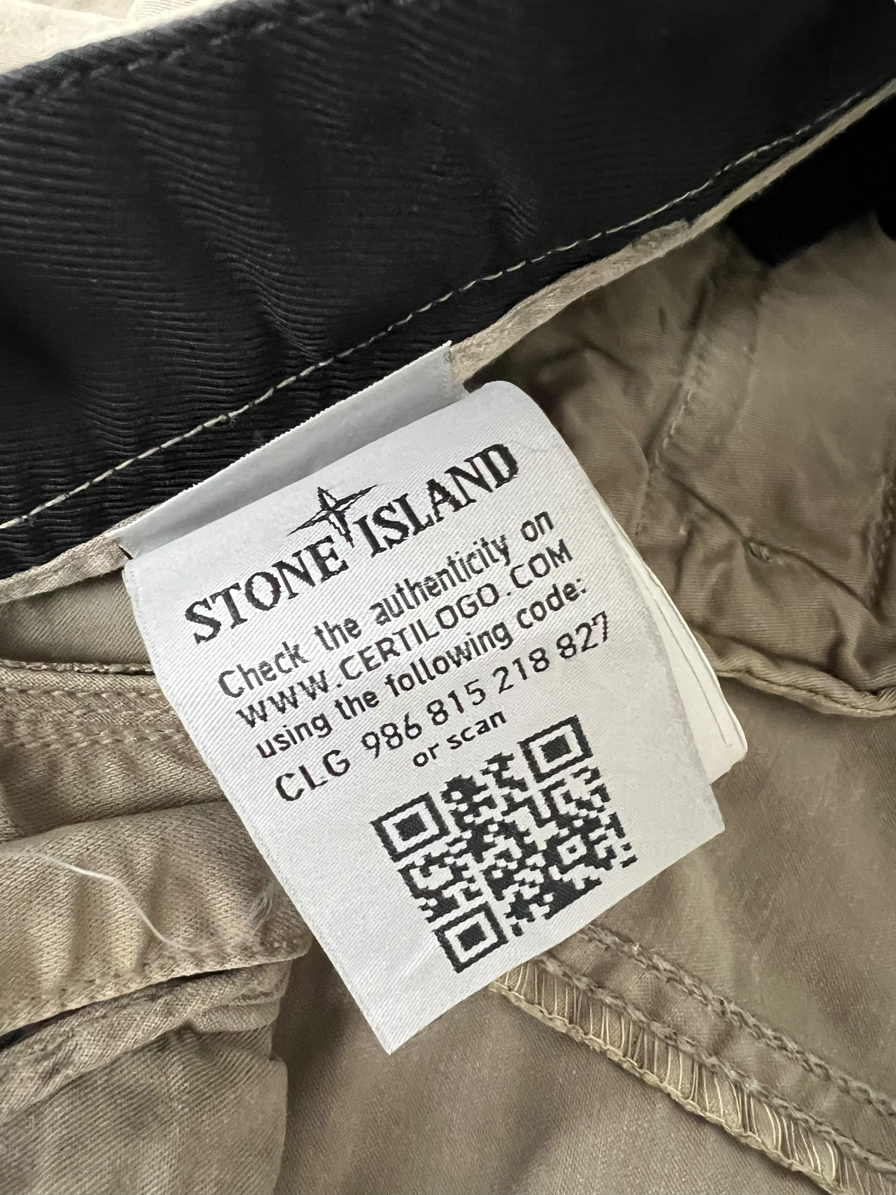 PANTALON CARGO STONE ISLAND