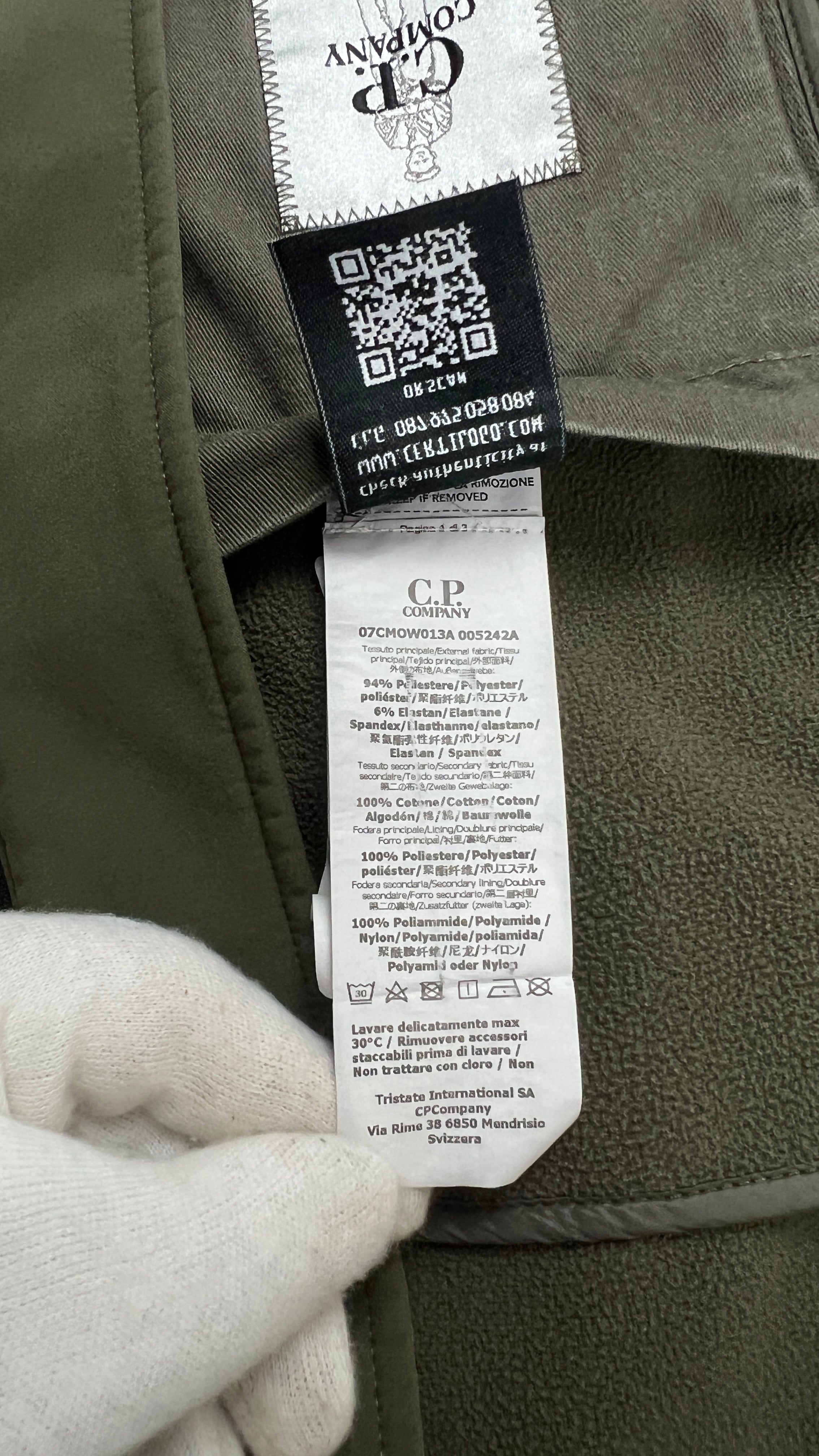 Veste C.P Company Soft Shell-R - Kaki - Taille 46