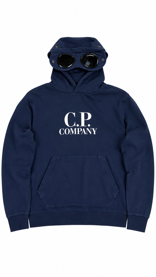 Sweat-shirt Hoodie C.P Company Junior Goggle - Marine - Taille 16 ans