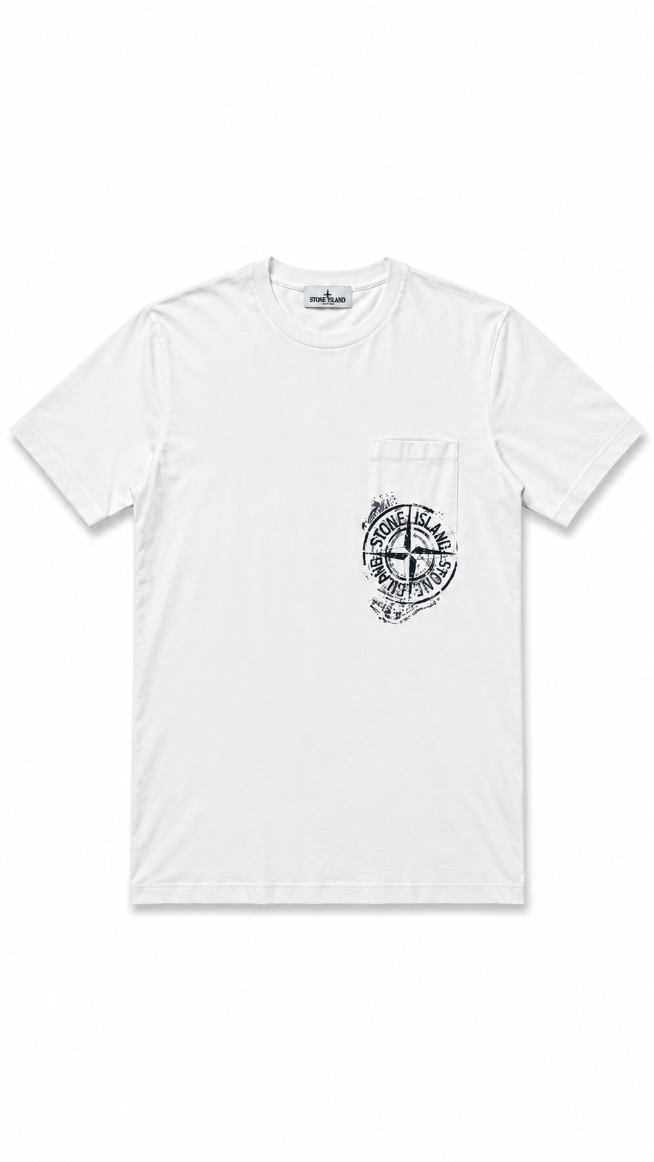 Tee-shirt Stone Island - Blanc - Taille 14 ans