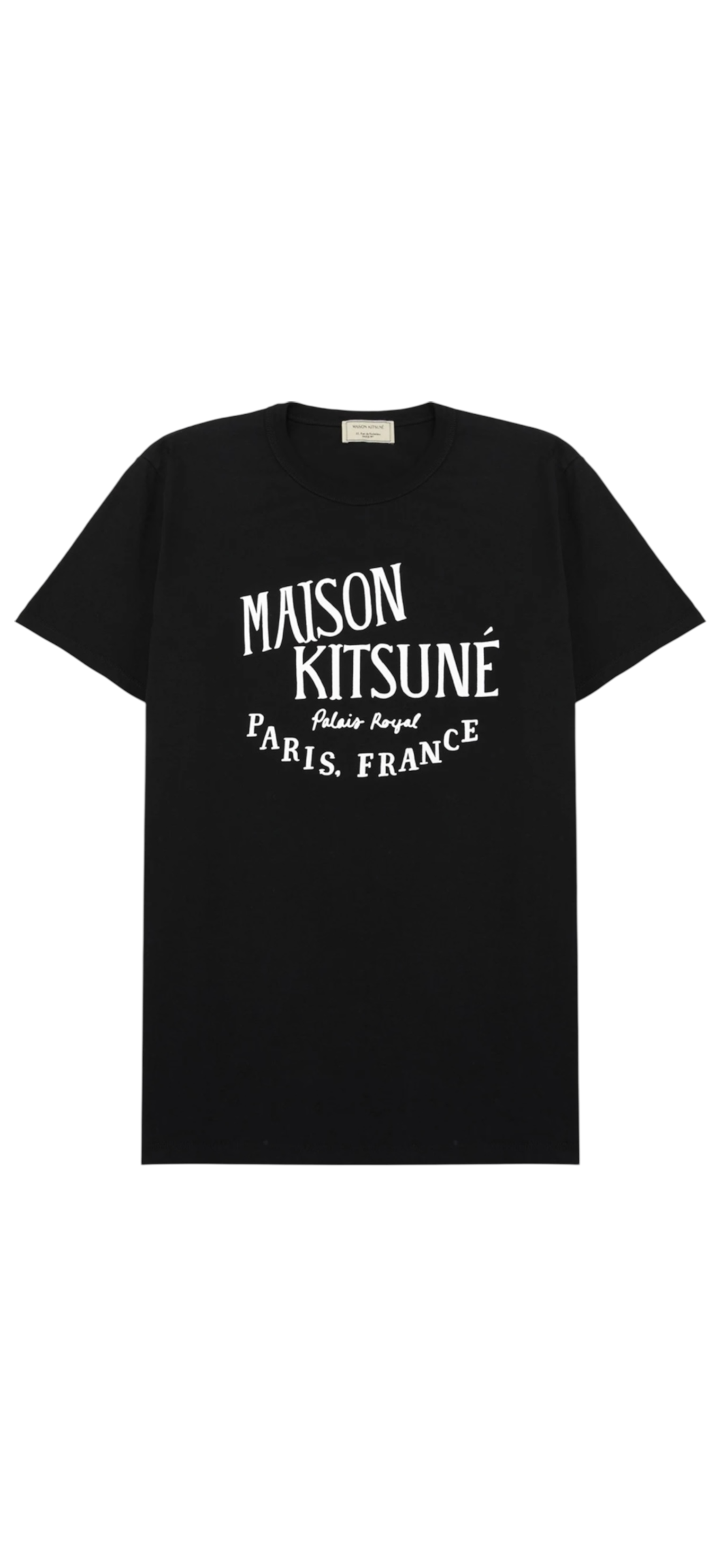 TEE-SHIRT MAISON KITSUNÉ - NOIR - NEUF