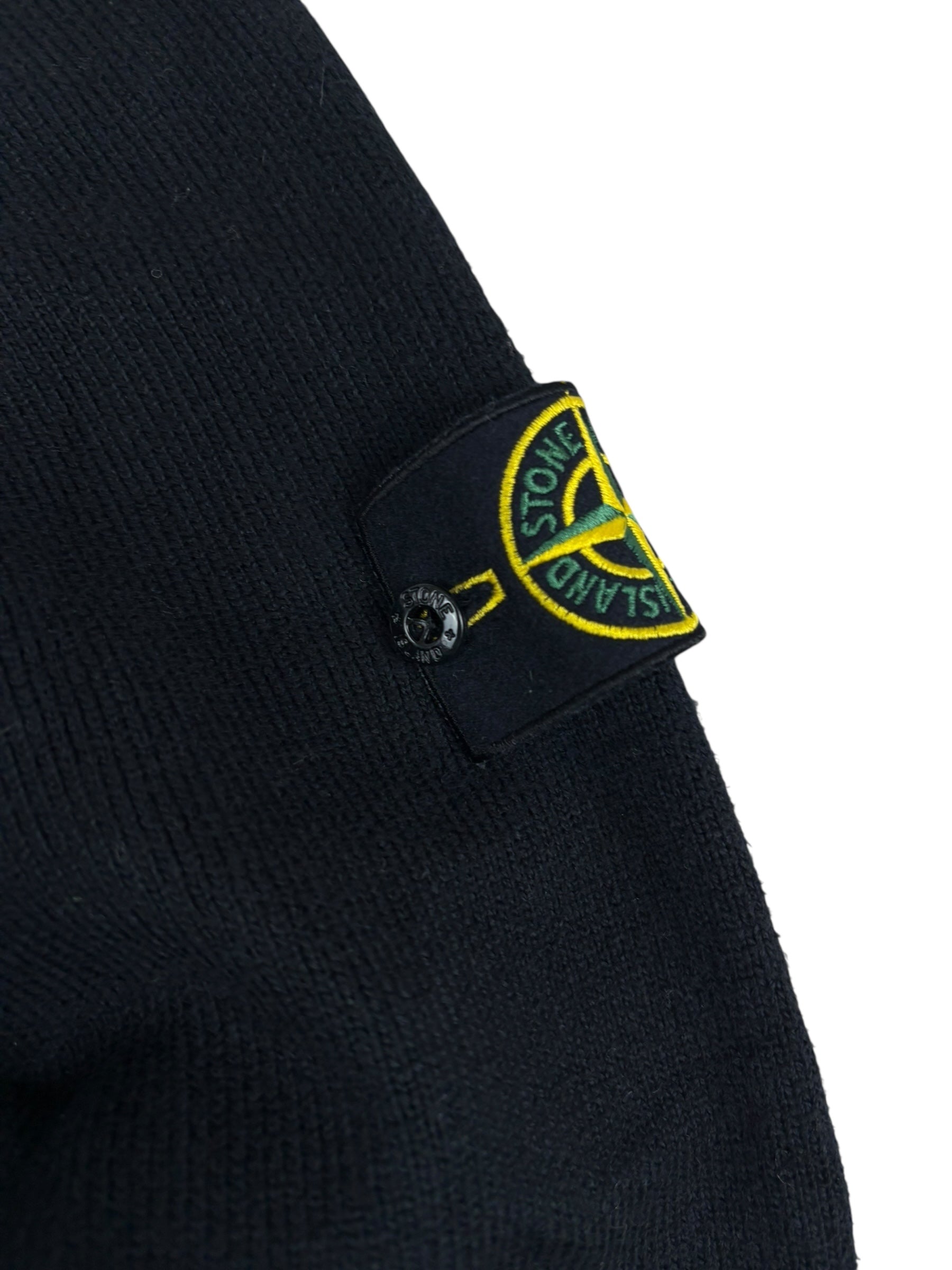 PULL ZIPPÉ STONE ISLAND - NOIR - TAILLE M