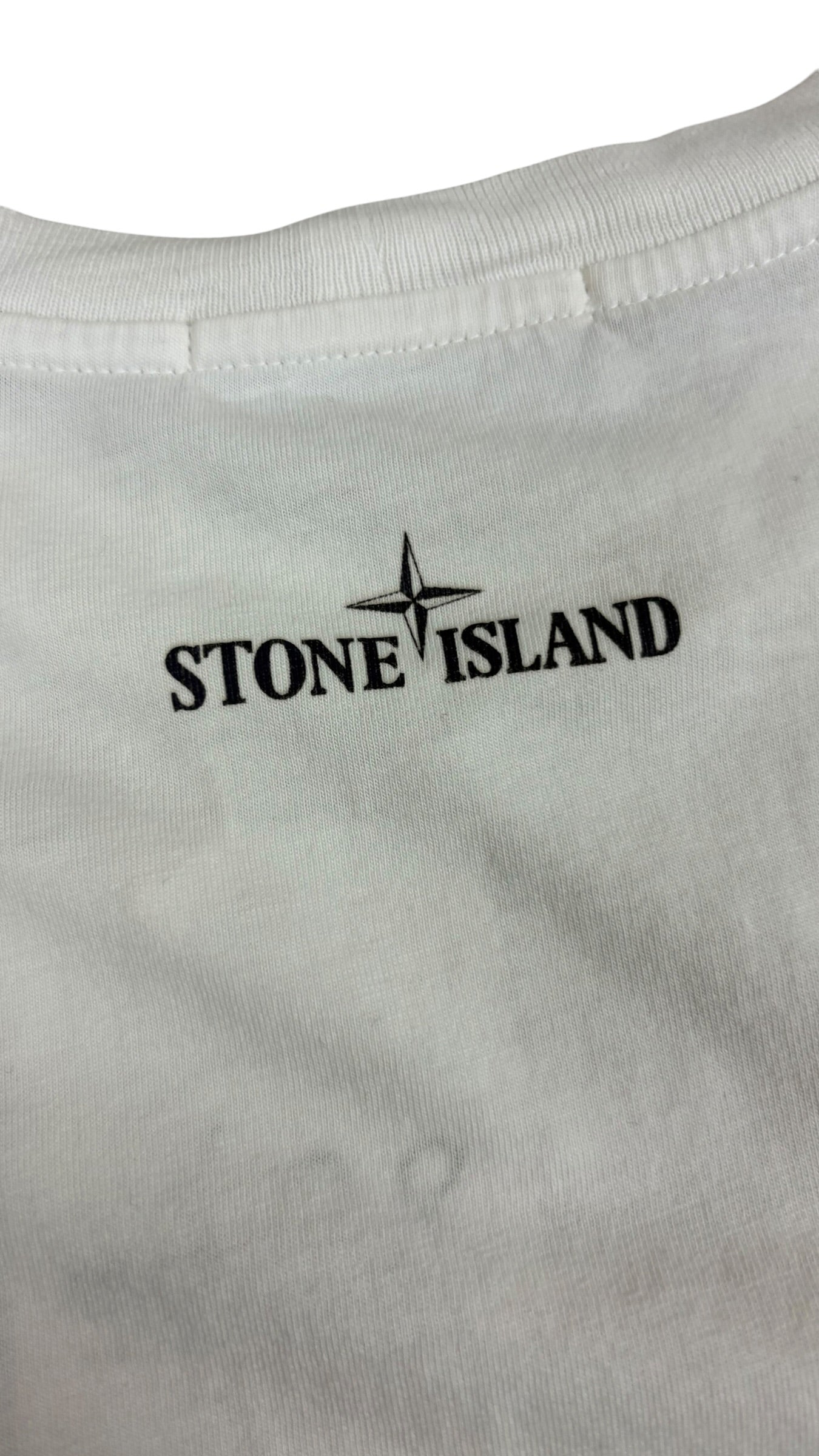 Tee-shirt Stone Island - Blanc - Taille 14 ans