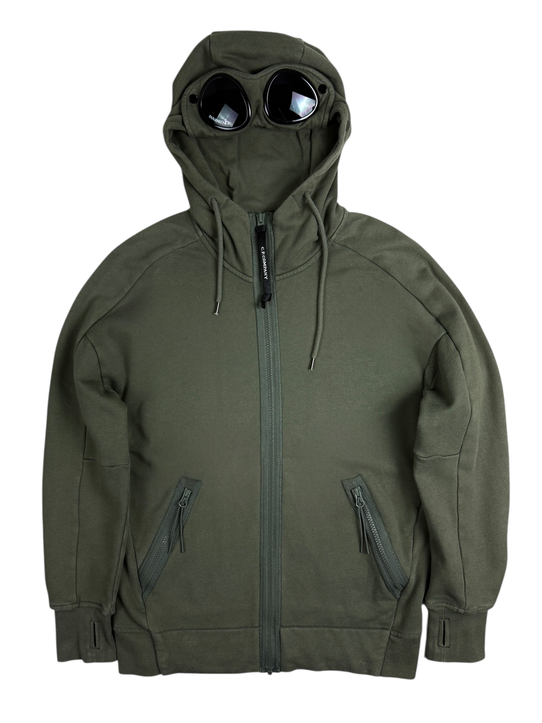 GILET C.P COMPANY GOGGLE JACKET - KAKI - TAILLE XS