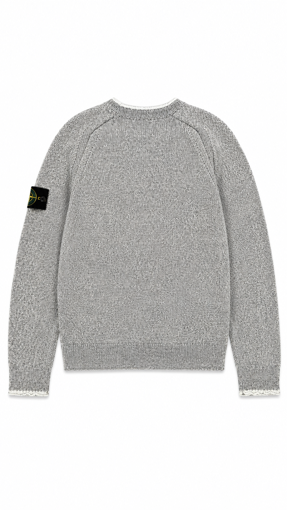 Pull Stone Island - Gris Chiné - Taille L