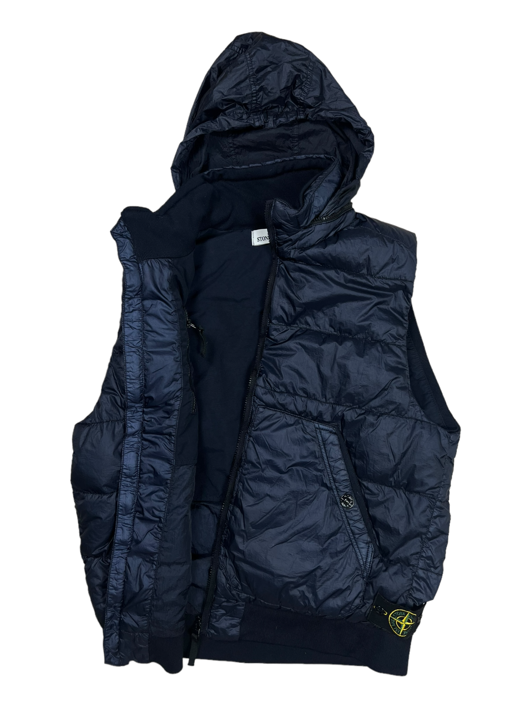 GILET STONE ISLAND GARMENT DYED