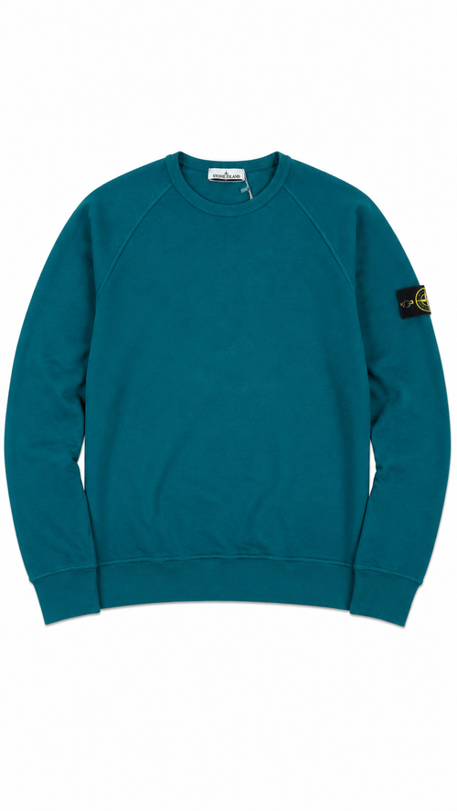 Sweat-shirt Crewneck Stone Island - Vert Pétrole - Taille M