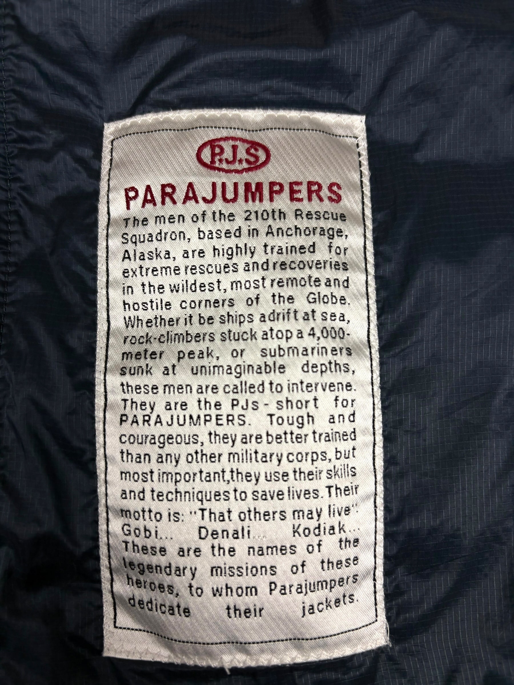 VESTE PARAJUMPERS WARM UP - BLEU - TAILLE L