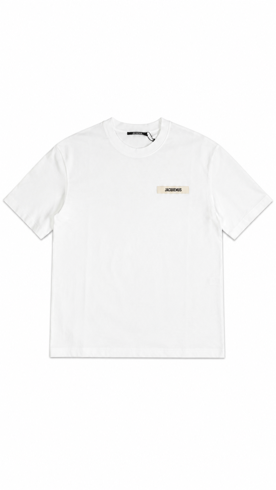 T-shirt Jacquemus Le T-shirt Gros Grain blanc - Neuf