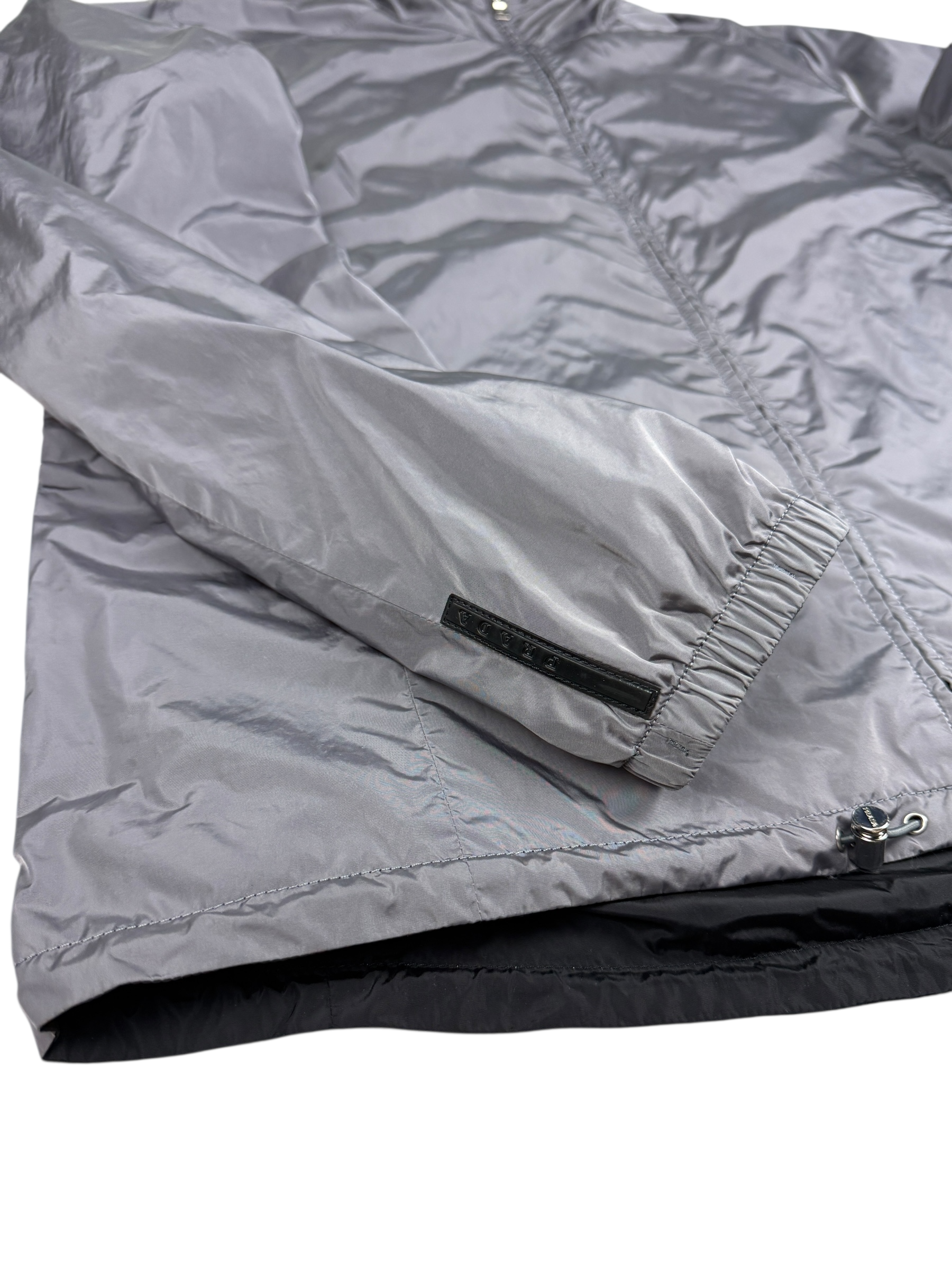 VESTE RÉVERSIBLE PRADA - NOIR / GRIS - TAILLE 50