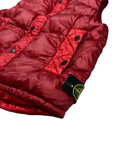 GILET STONE ISLAND GARMENT DYED