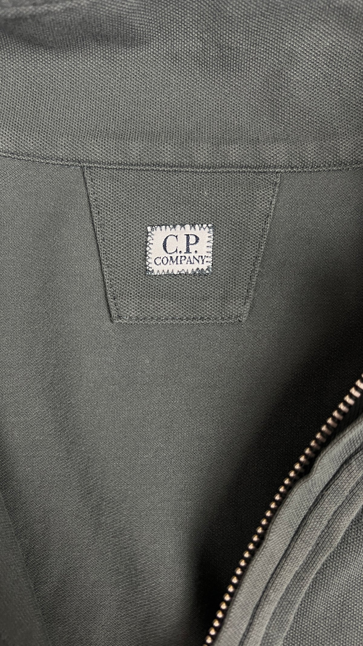 Pull Zippé C.P Company en Coton, Kaki, Taille XS — photographie complémentaire 4