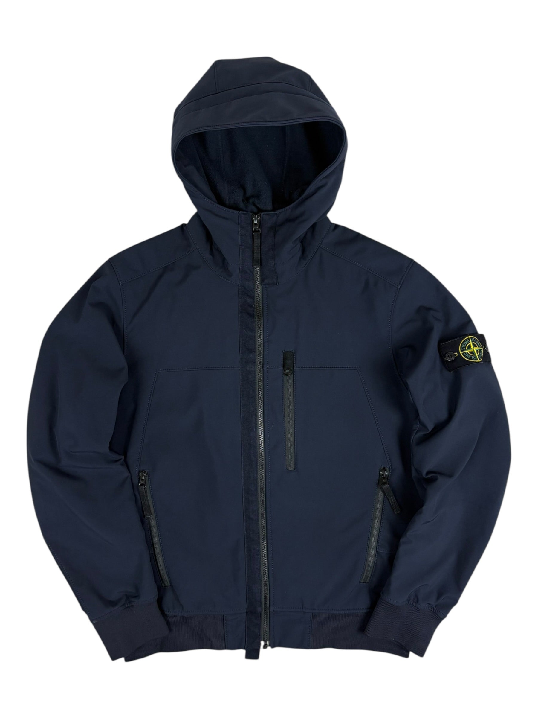VESTE STONE ISLAND SOFT SHELL-R - MARINE - TAILLE M