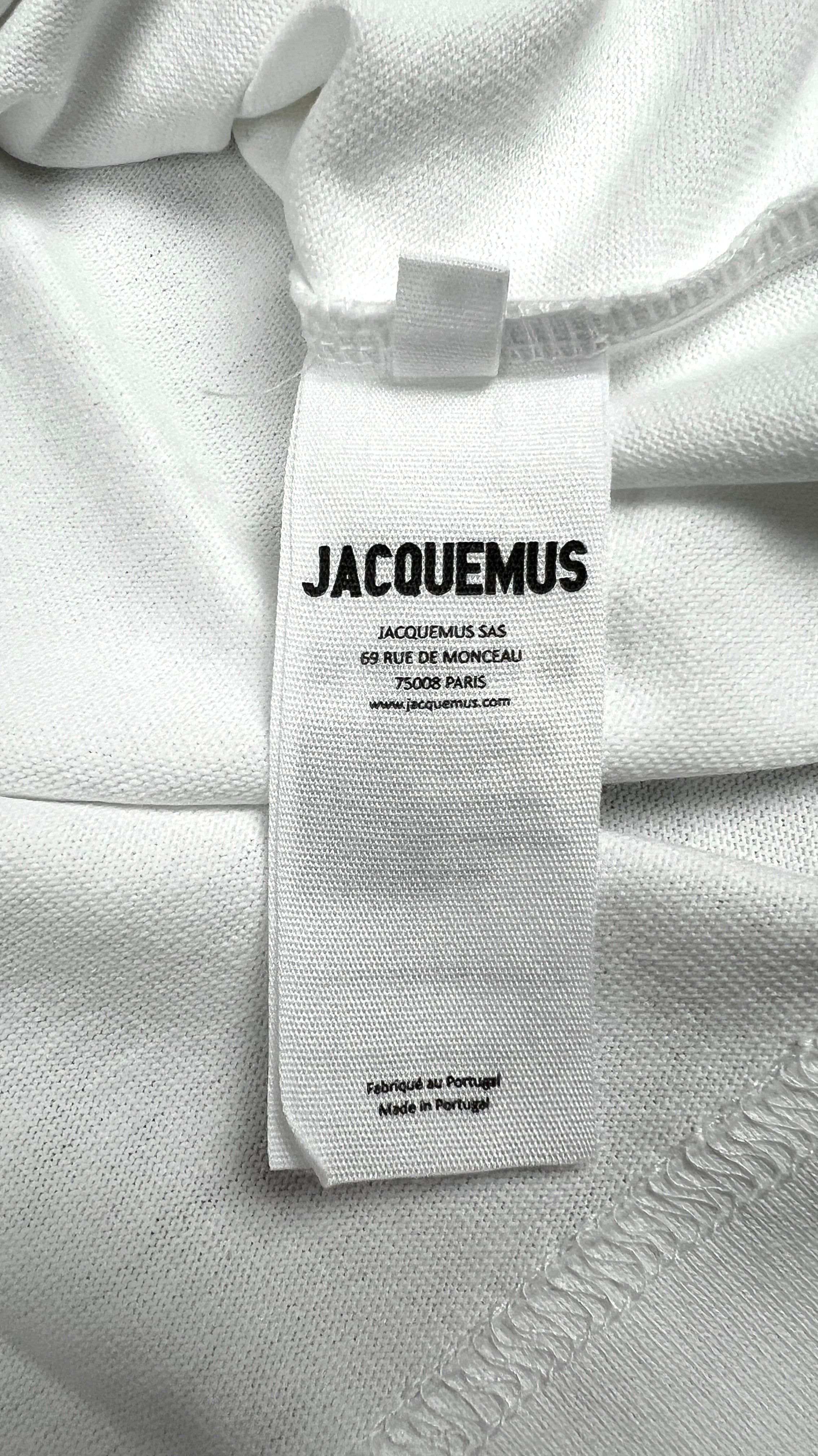 T-shirt Gros Grain Jacquemus - Blanc - Neuf