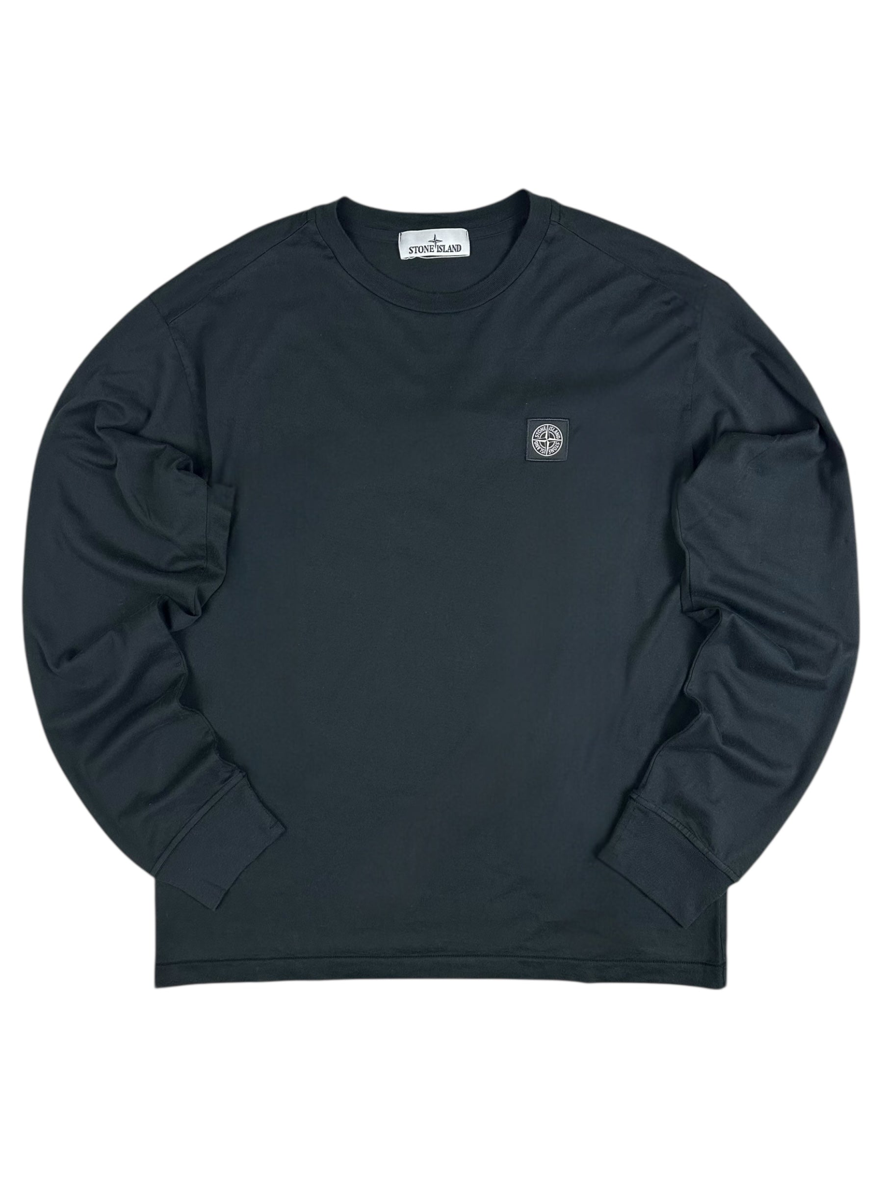 TEE-SHIRT MANCHE LONGUE STONE ISLAND - NOIR - TAILLE L