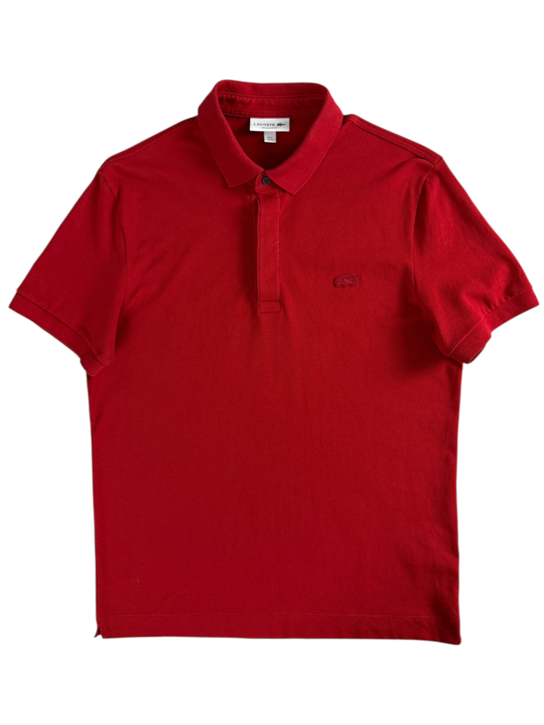 POLO LACOSTE - ROUGE - TAILLE M
