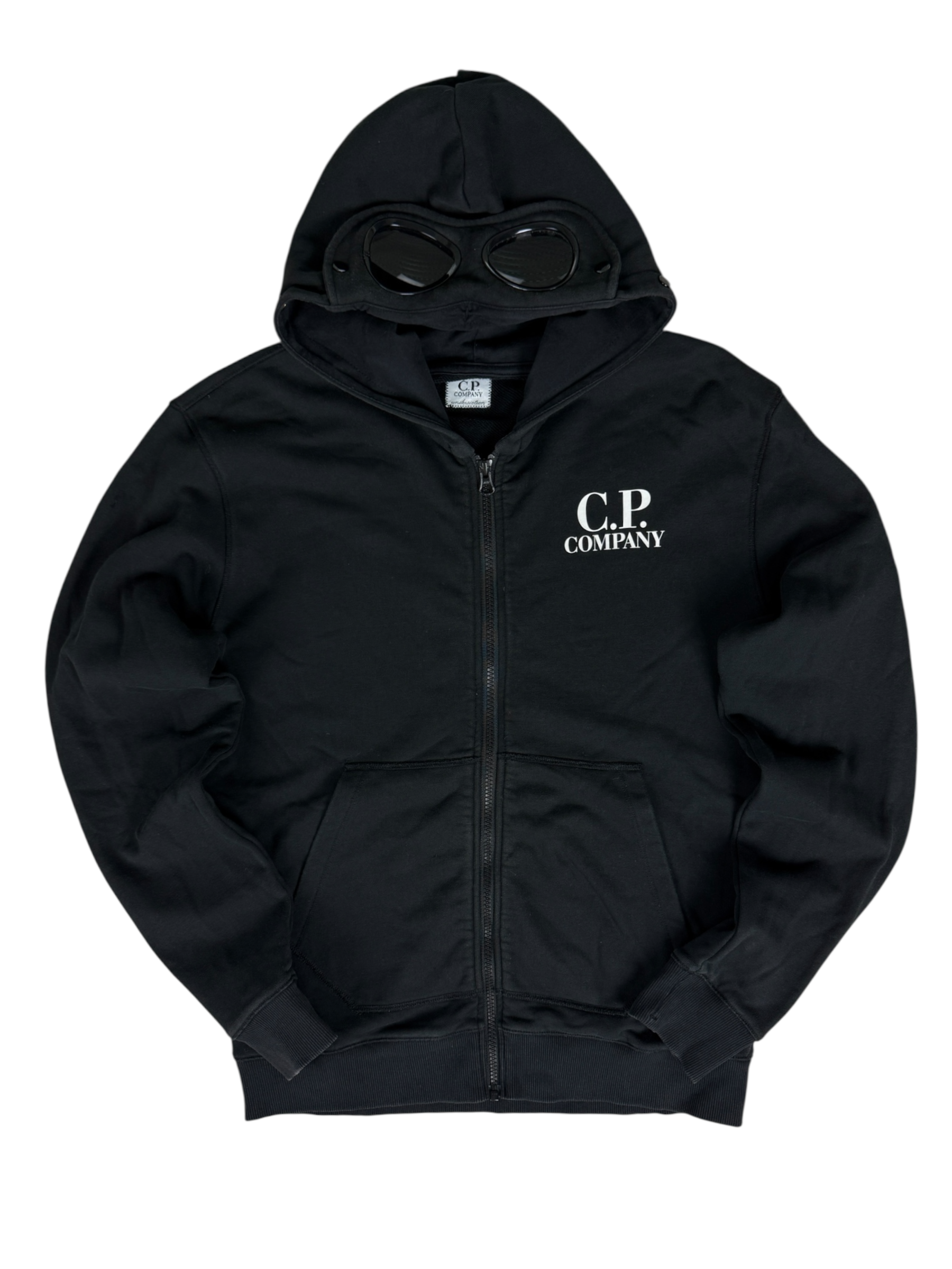 GILET C.P COMPANY GOGGLE JACKET - NOIR - TAILLE XS