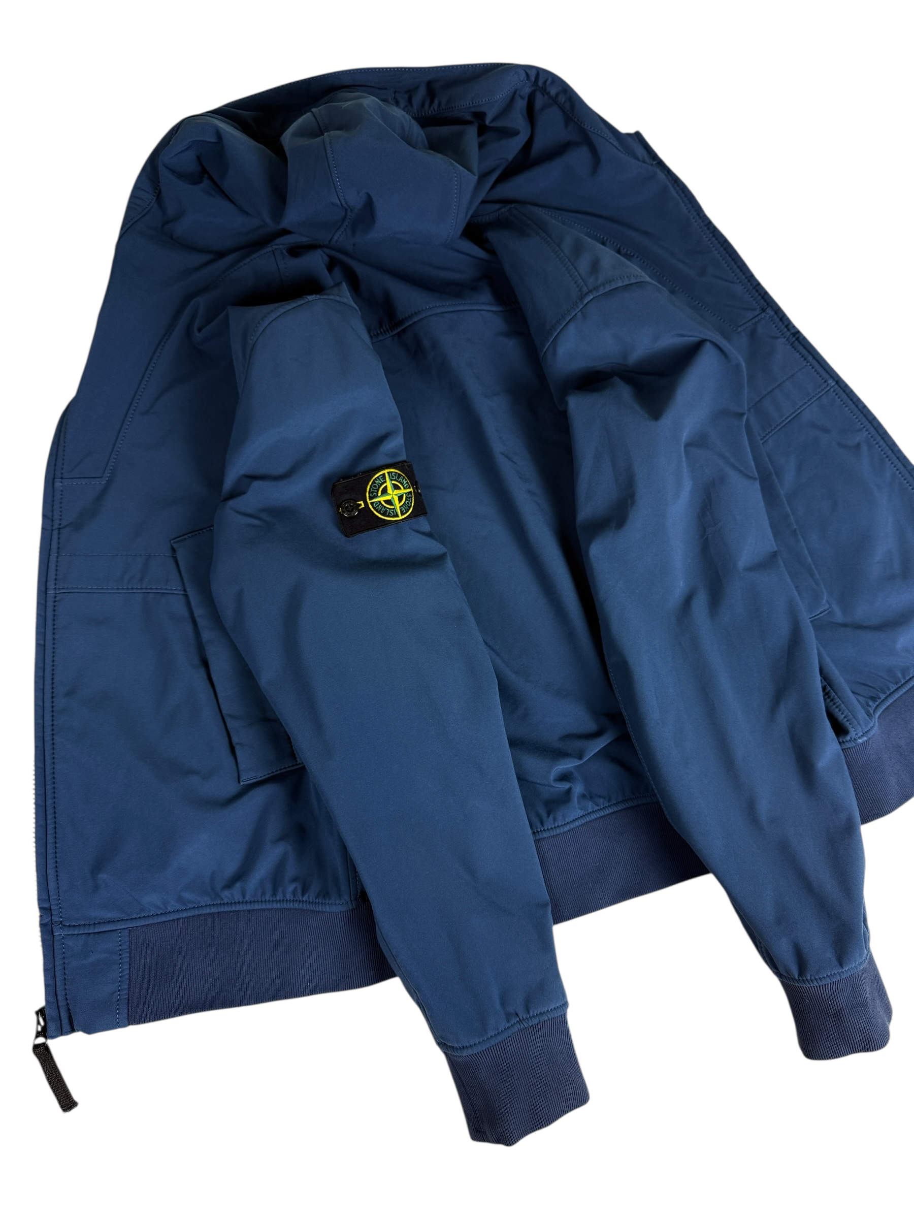 VESTE SOFT SHELL-R STONE ISLAND - MARINE - TAILLE M