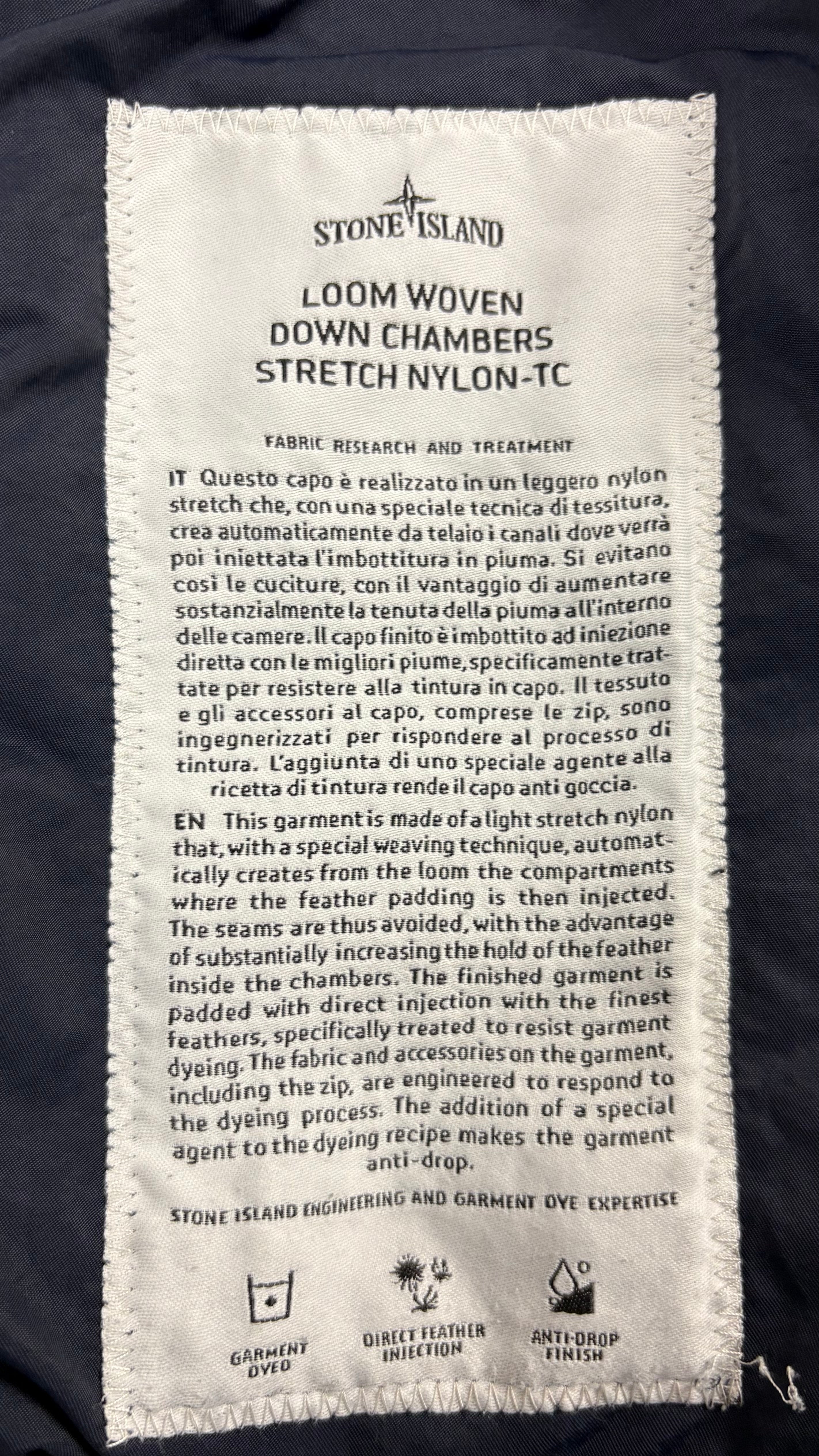 Doudoune Stone Island Loom Woven marine taille M - vue 4/5