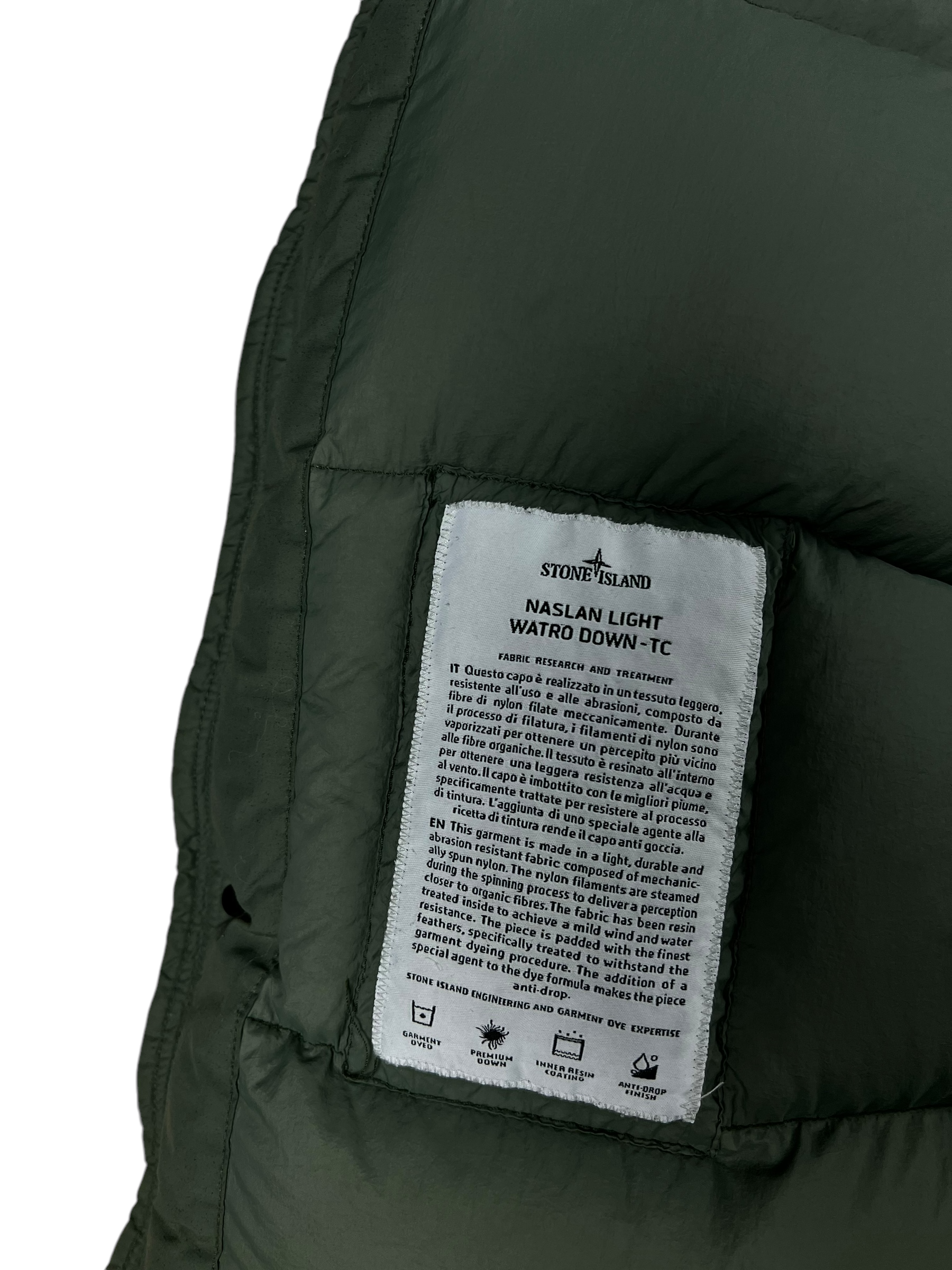 DOUDOUNE STONE ISLAND NASLAN LIGHT WATRO DOWN-TC