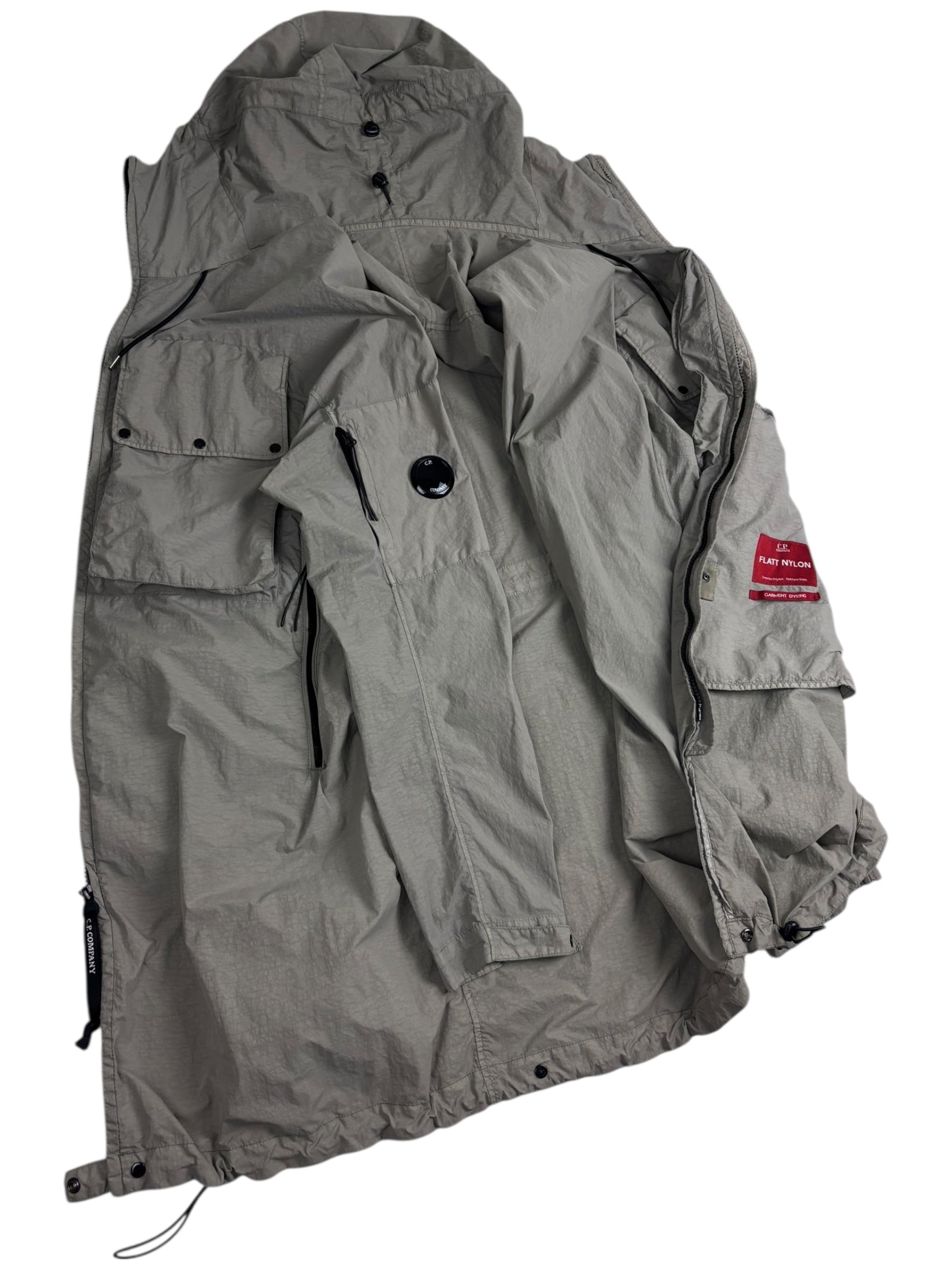 PARKA C.P COMPANY FLATT NYLON GARMENT DYEING - KAKI - TAILLE 50