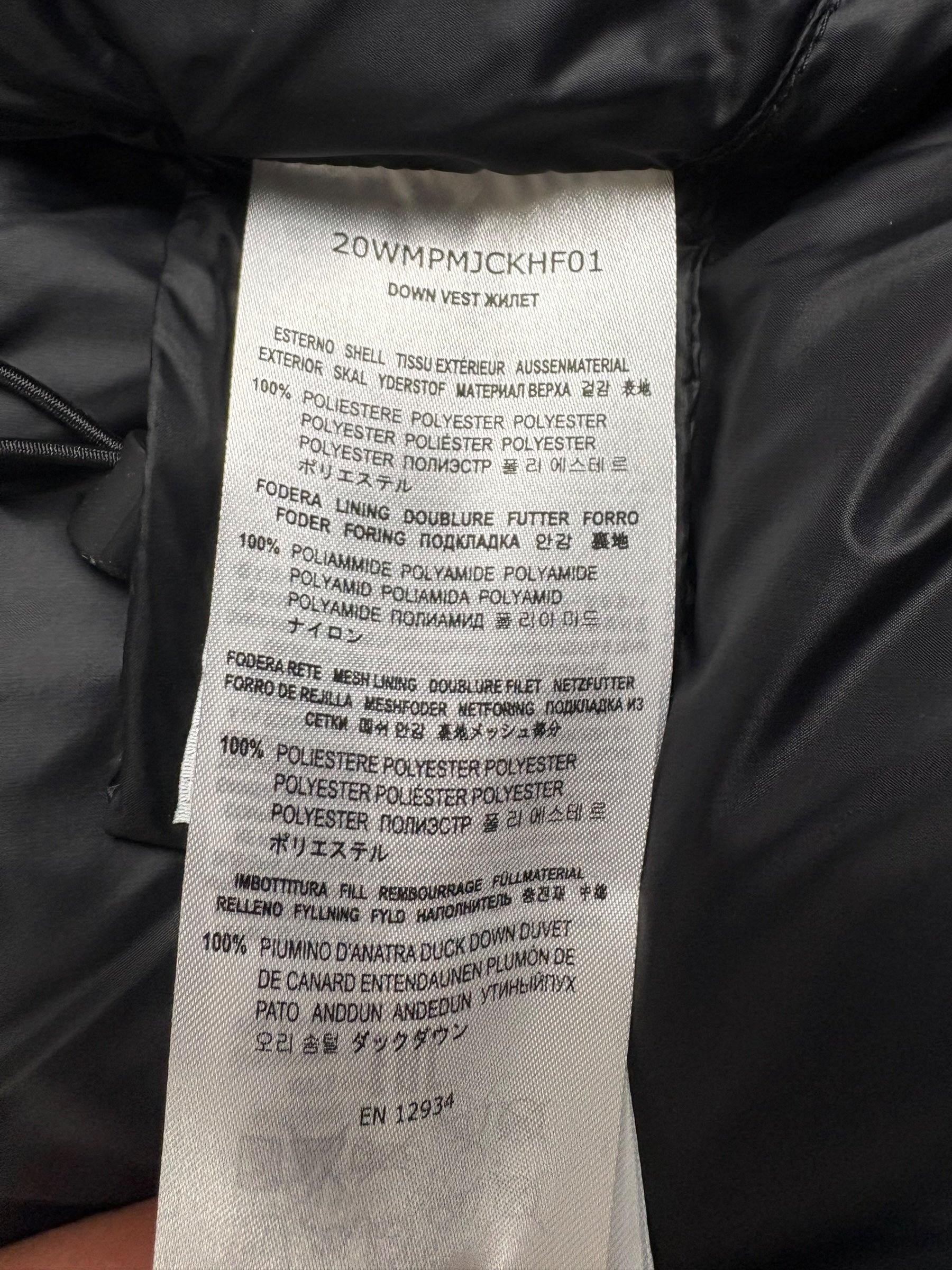 GILET PARAJUMPERS HIGH FILL POWER.DUCK DOWN - NOIR - TAILLE S