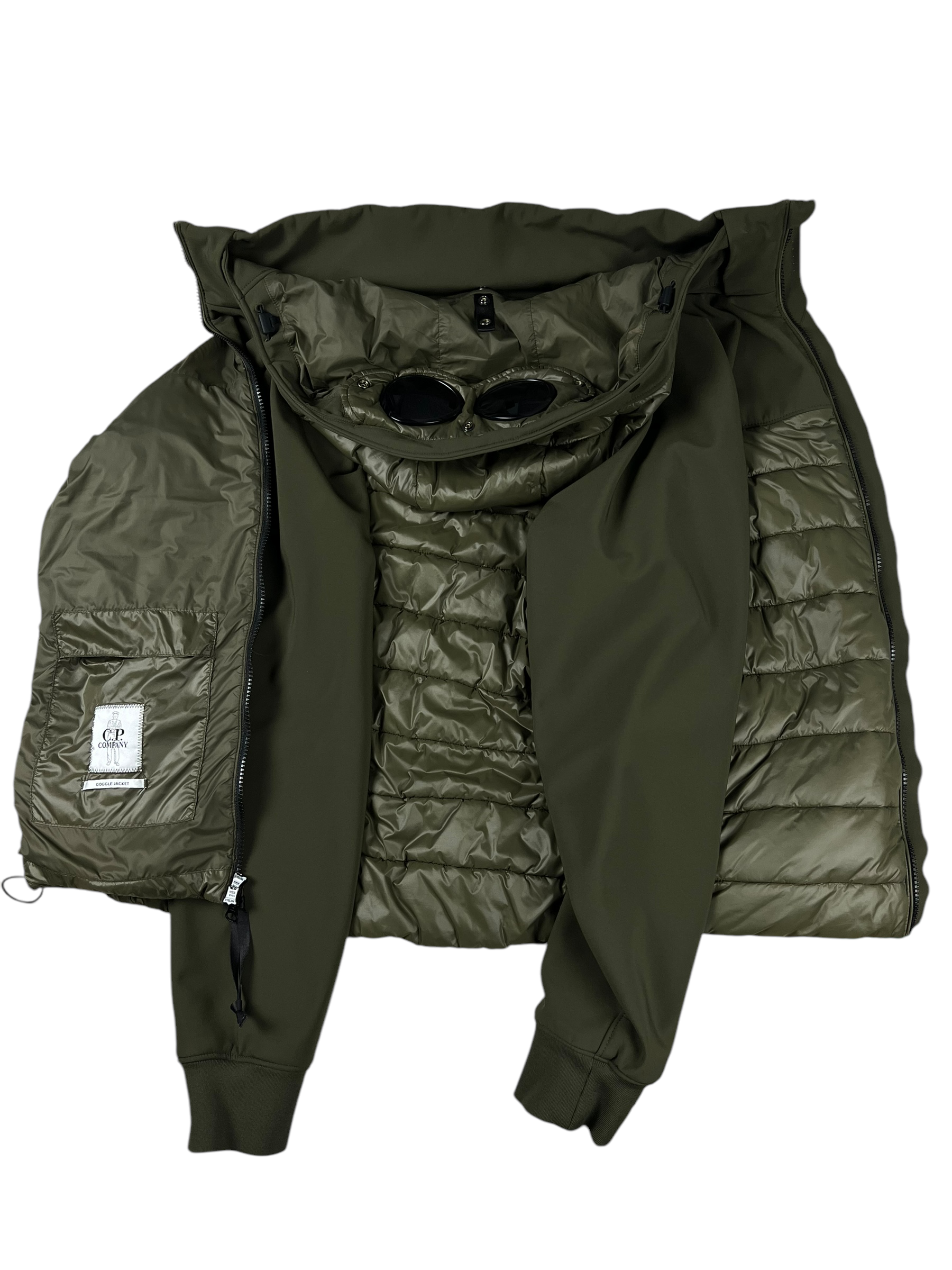 VESTE C.P COMPANY SHELL GOGGLE JACKET