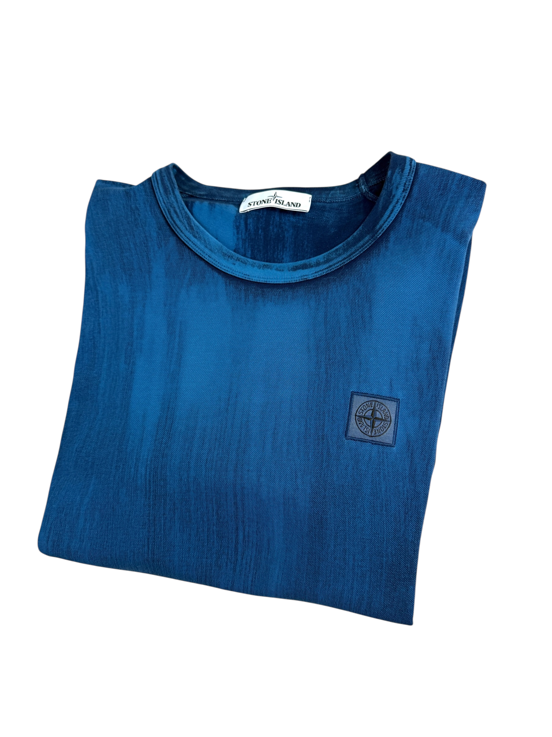 TEE-SHIRT STONE ISLAND - BLEU - TAILLE L