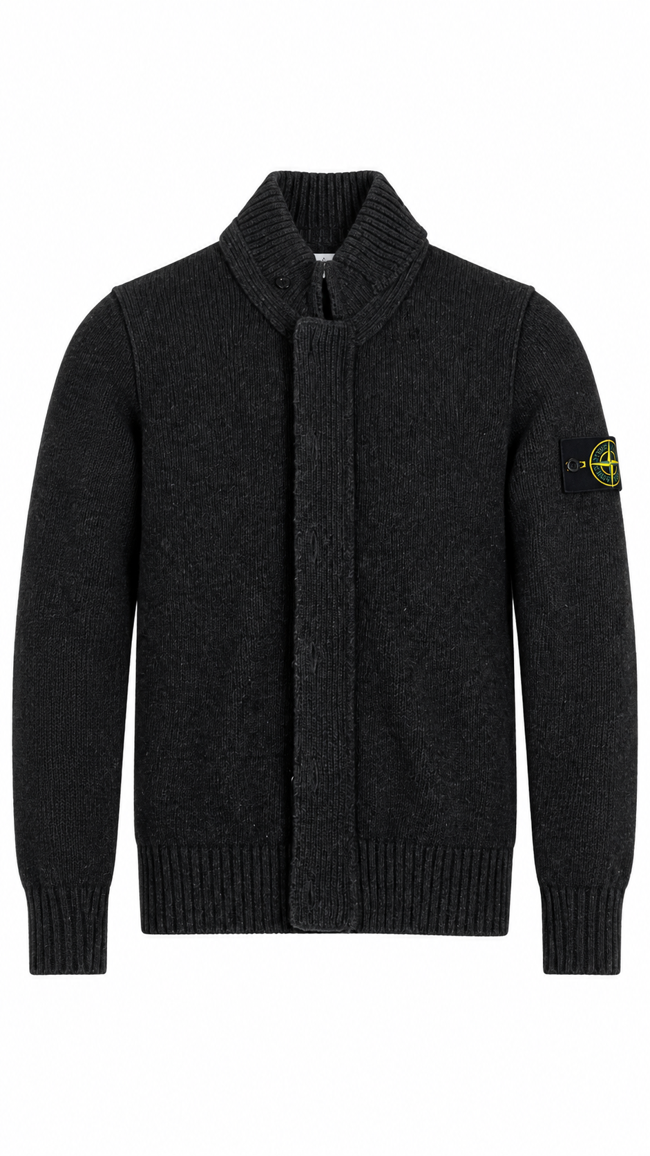 Cardigan Stone Island, Gris, Taille M — photographie principale