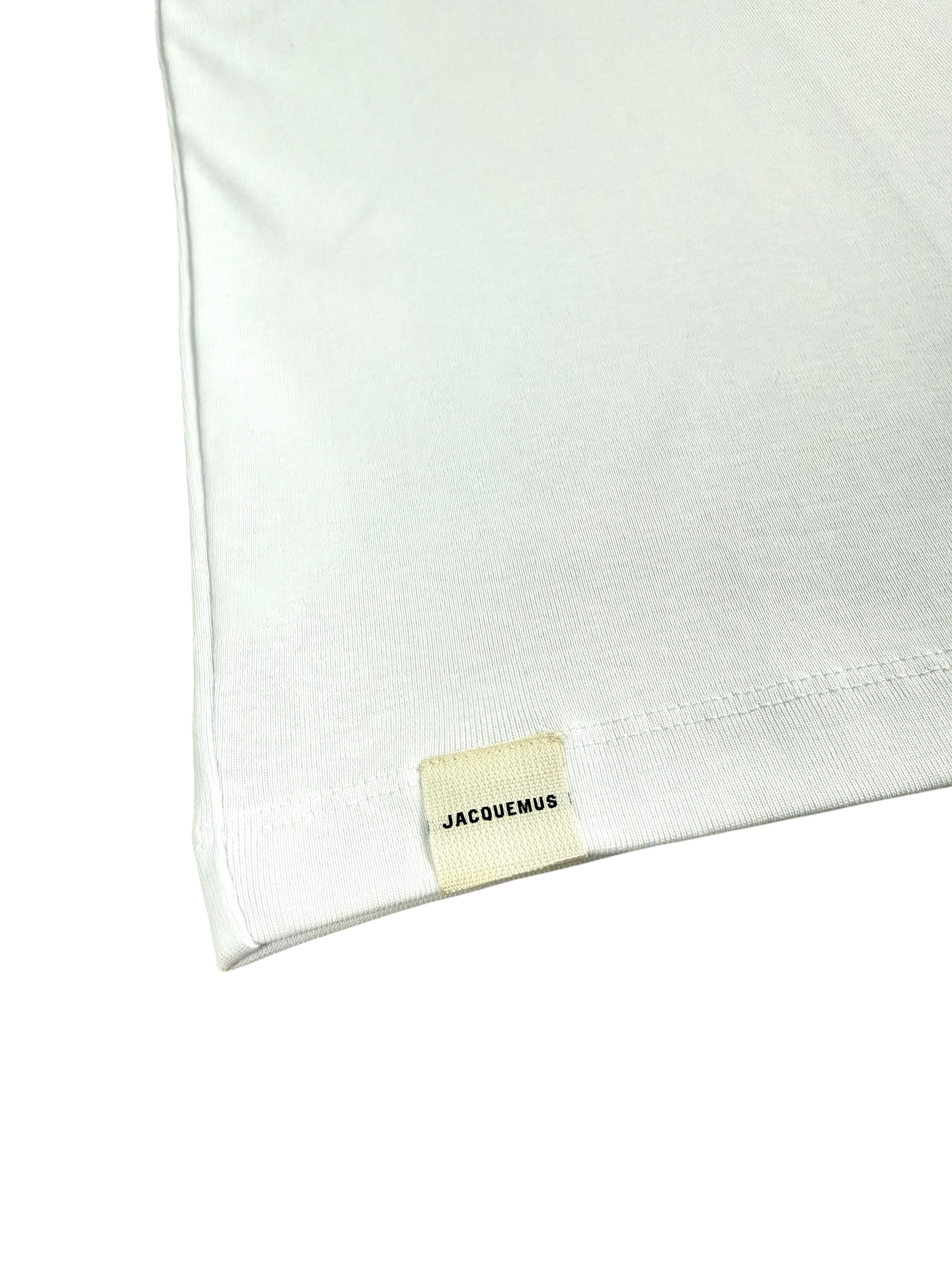 TEE-SHIRT JACQUEMUS STAZIONE - BLANC - NEUF