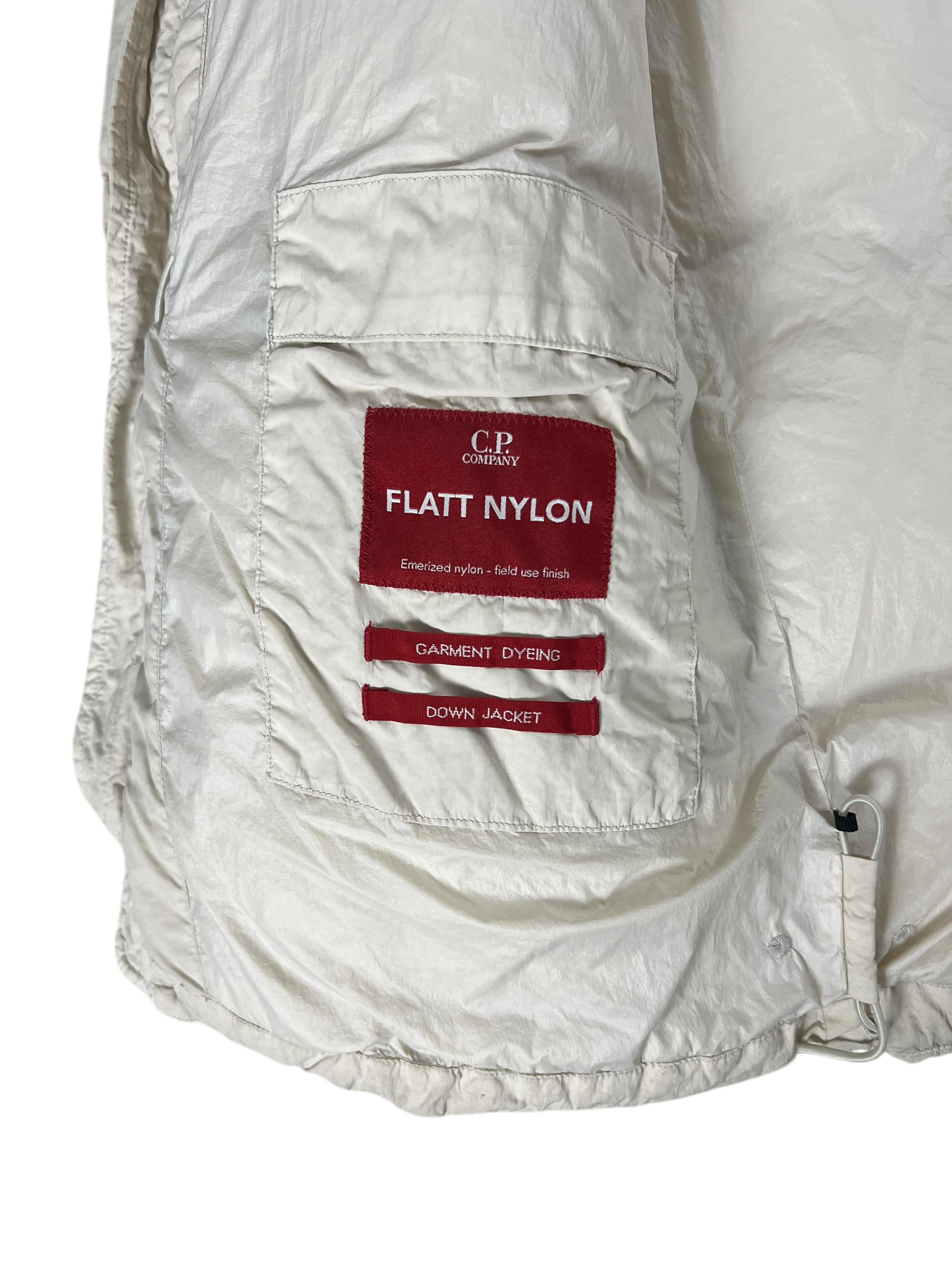 DOUDOUNE C.P COMPANY FLATT NYLON GARMENT DYEING DOWN JACKET