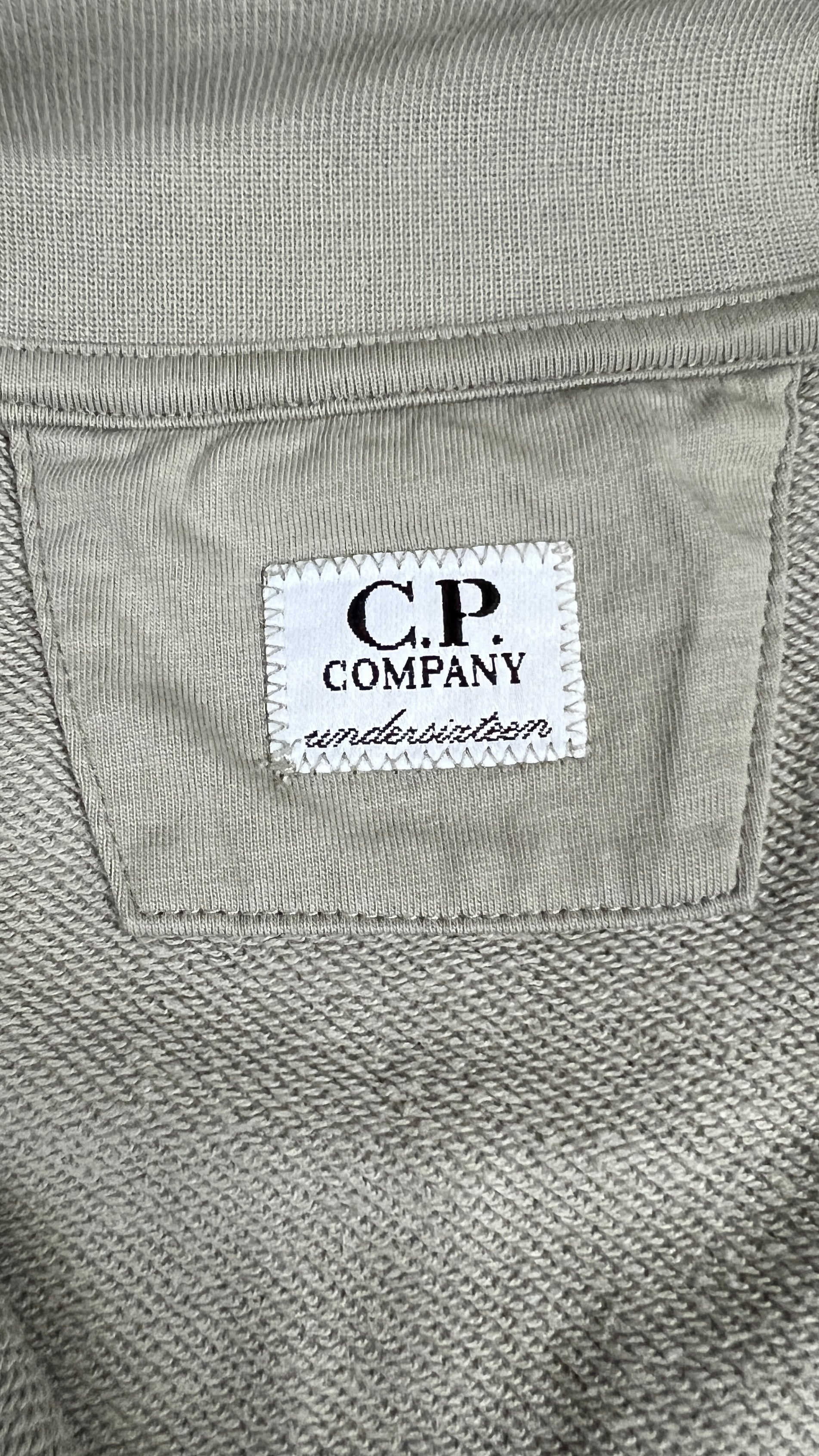 Sweat Zippé C.P. Company Undersixteen - Beige - Taille 14 Ans