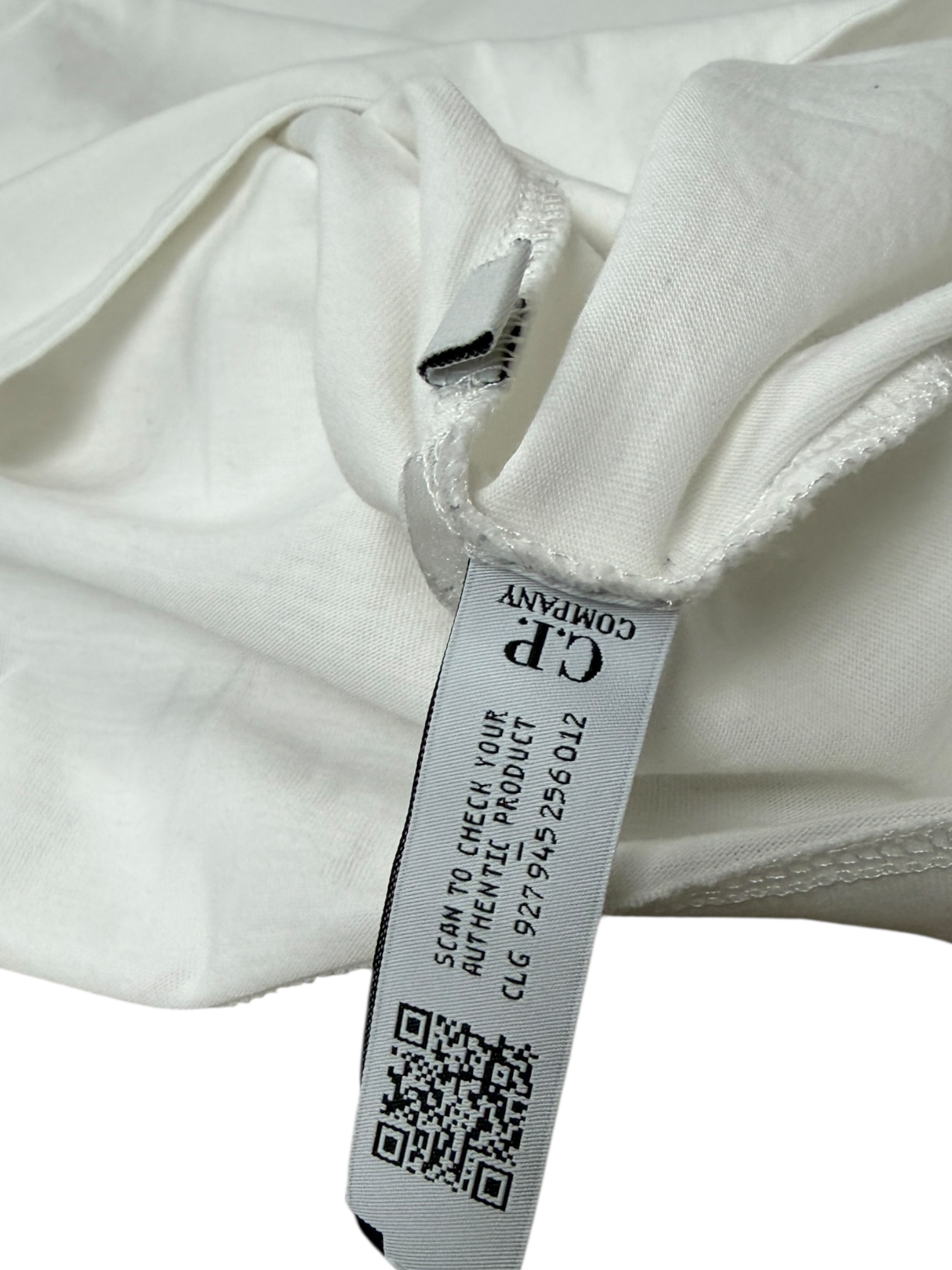 TEE-SHIRT C.P COMPANY - BLANC - TAILLE 14 ANS