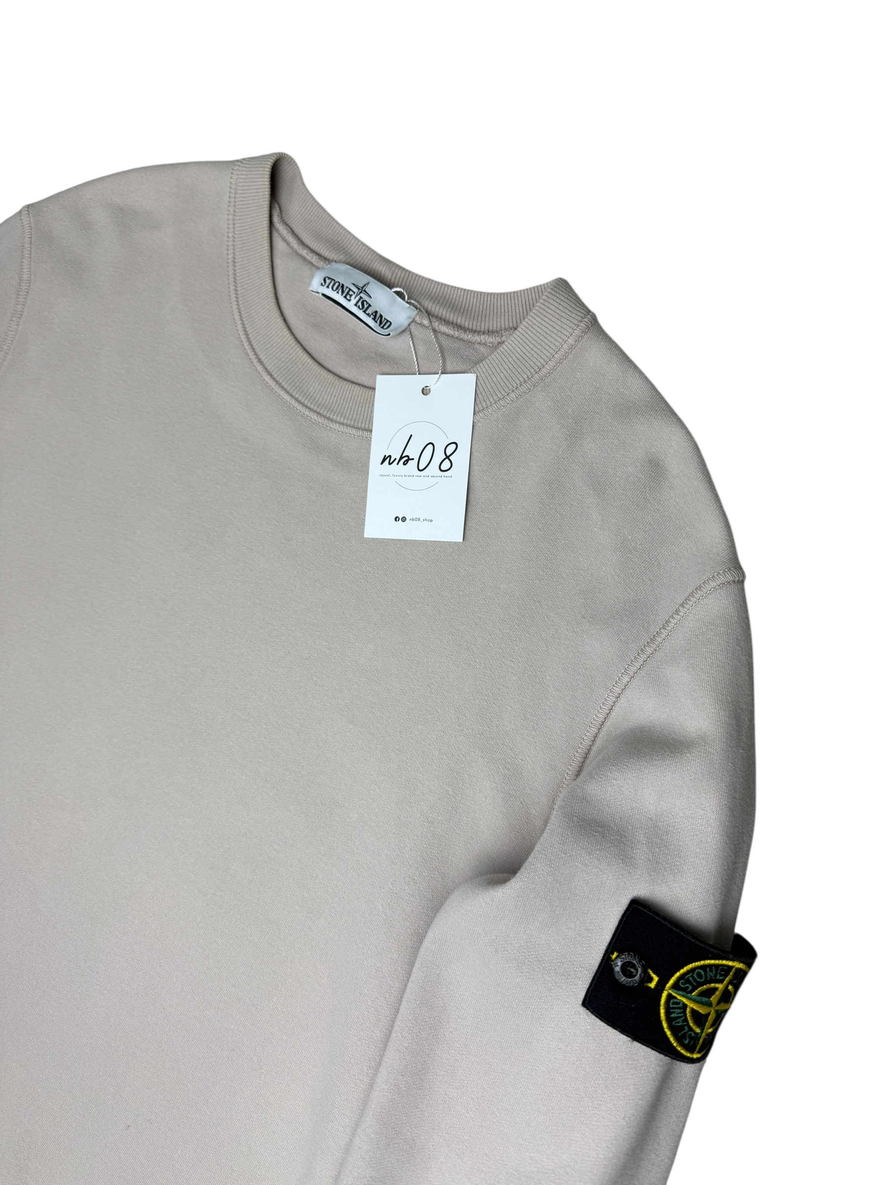 PULL STONE ISLAND - CRÈME - TAILLE M