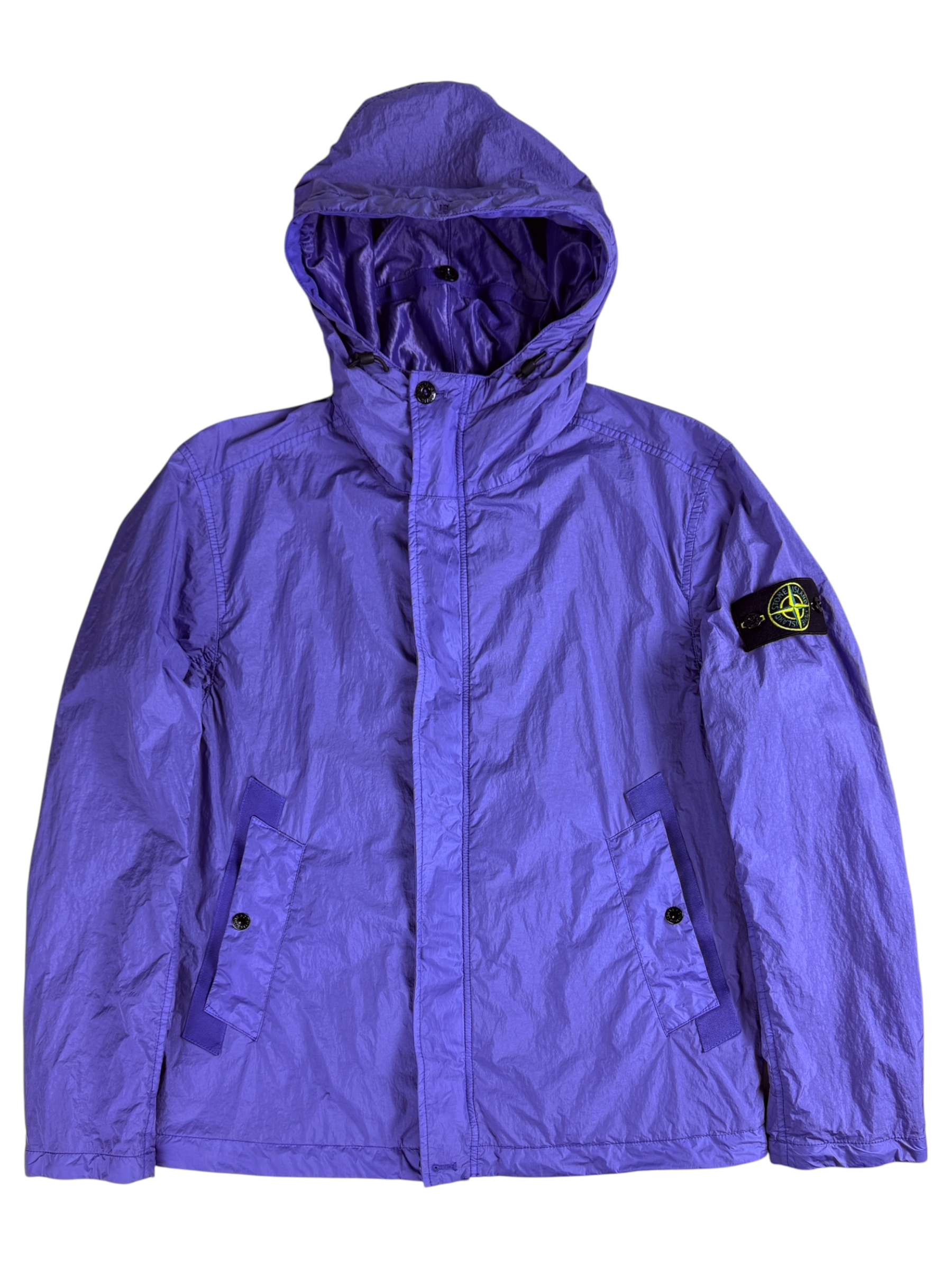 VESTE STONE ISLAND GARMENT DYED CRINKLE REPS NY - MAUVE - TAILLE M
