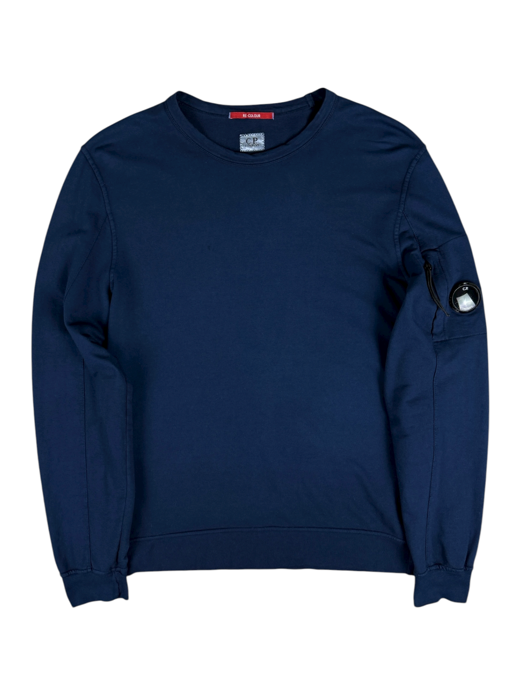 CREWNECK C. P COMPANY RE-COLOUR - MARINE - TAILLE M