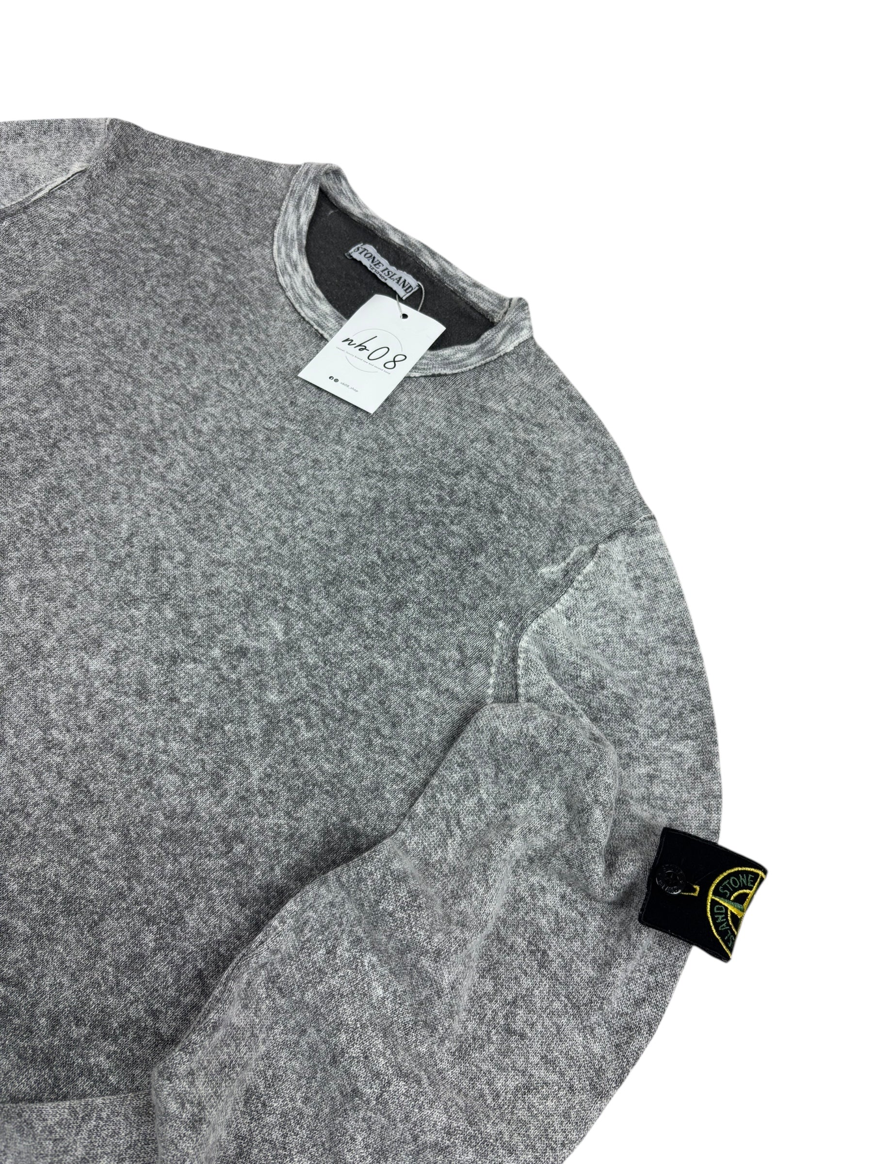 CREWNCECK STONE ISLAND - GRIS -TAILLE XL