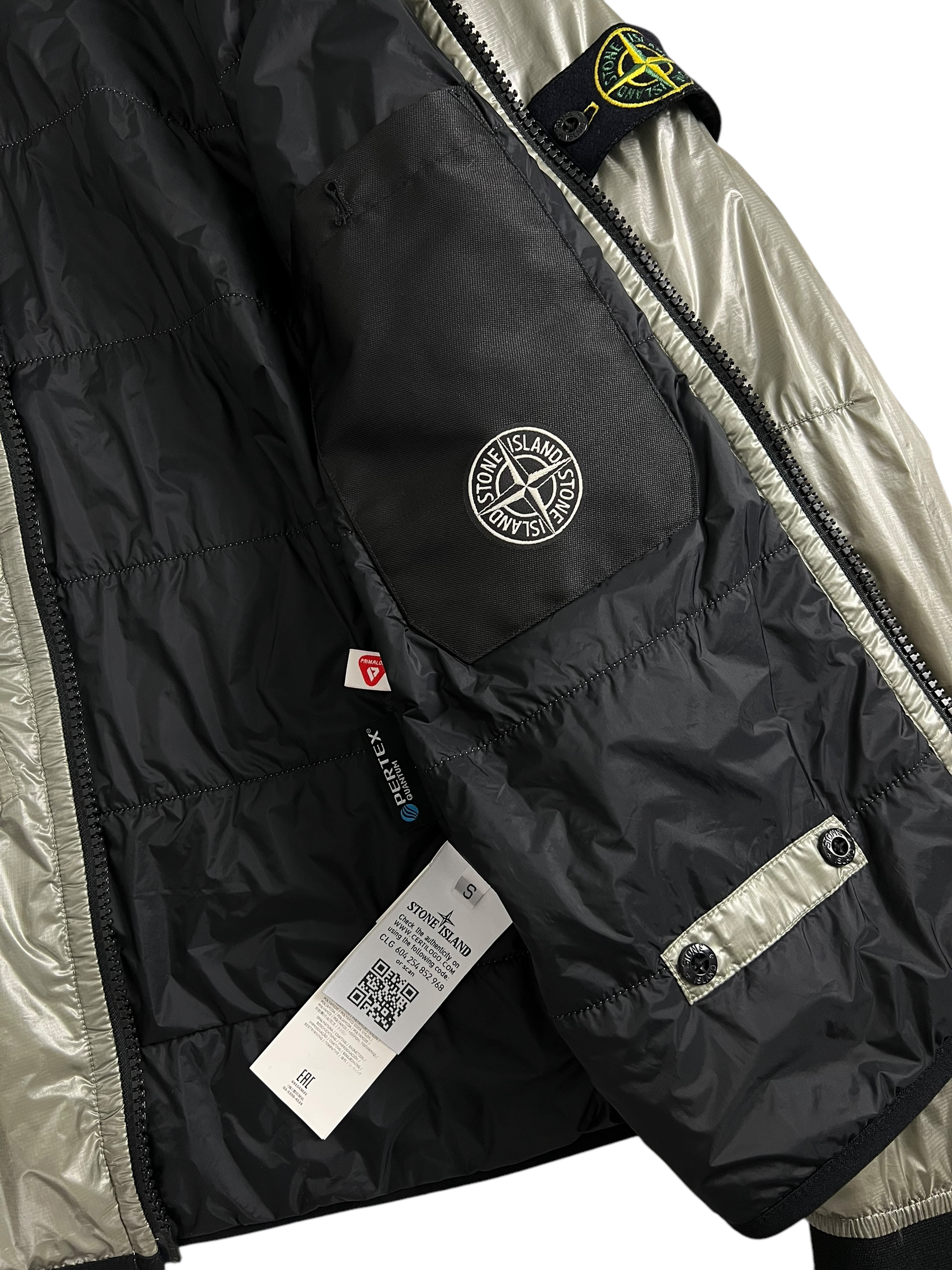 VESTE STONE ISLAND PERTEX QUANTUM Y WITH PRIMALOFT INSULATION TECHNOLOGY