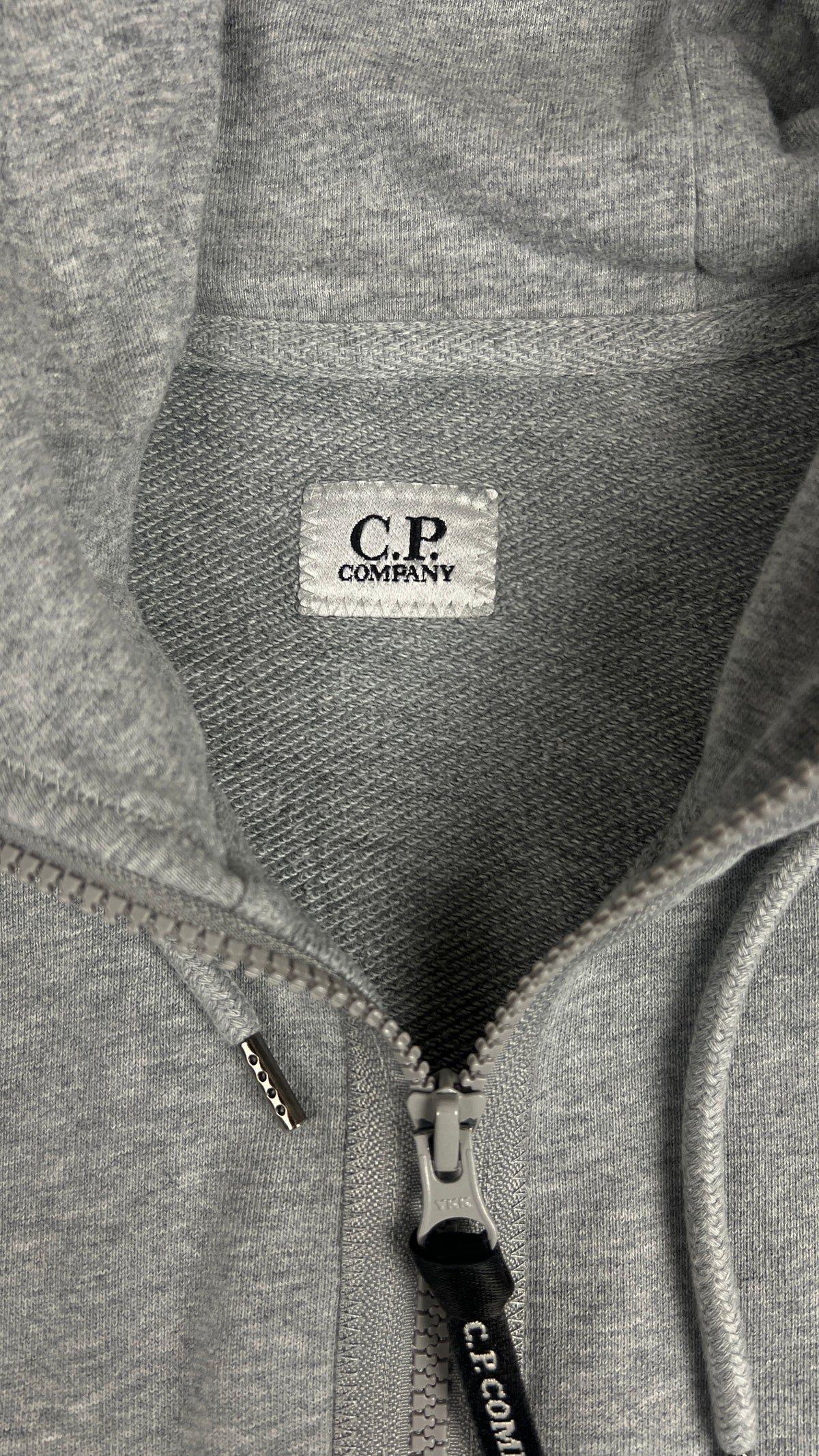 Sweat-shirt Hoodie Zippé C.P Company Goggle, Gris, Taille M — photographie complémentaire 3