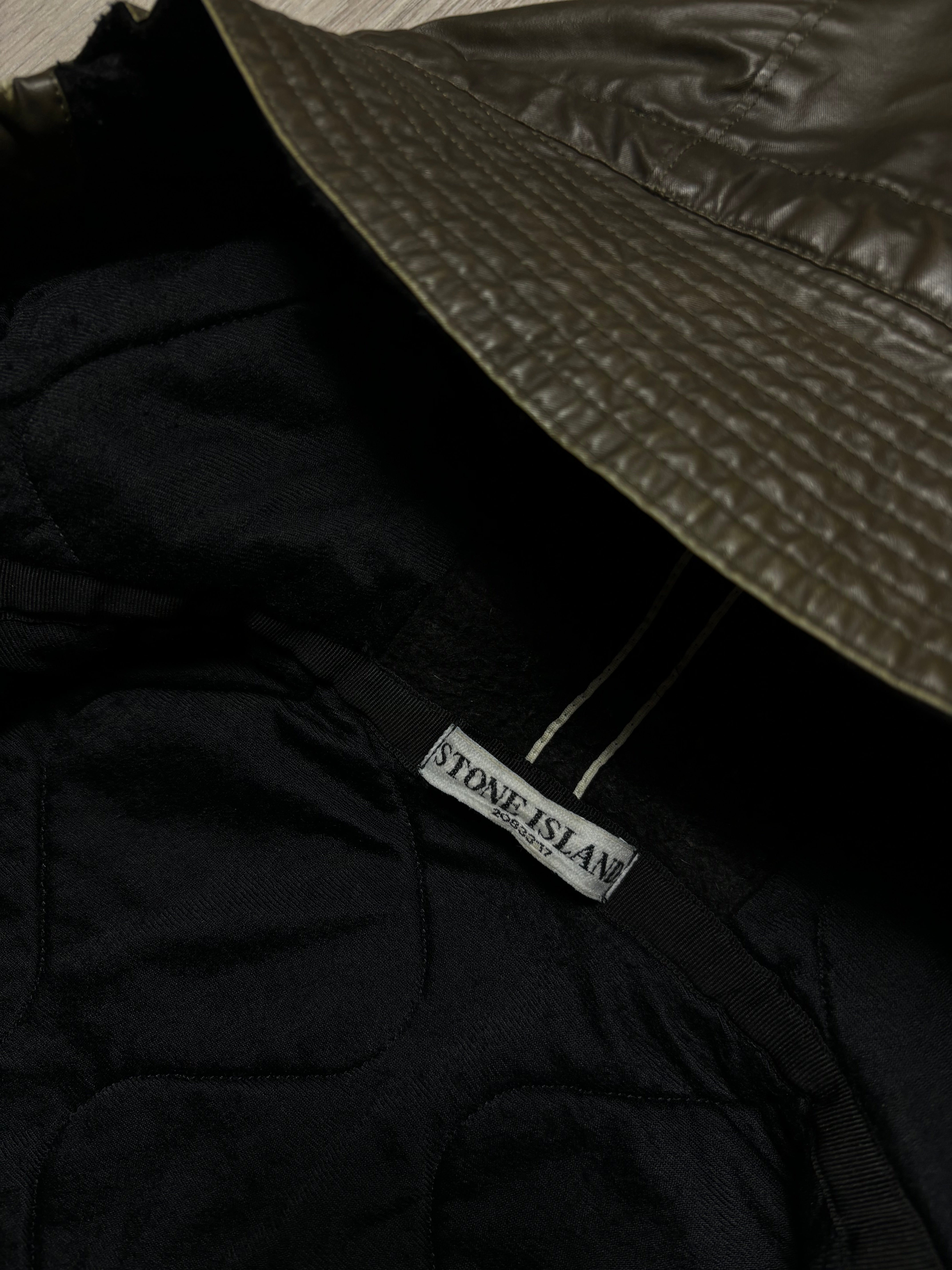 VESTE STONE ISLAND WAXED ICE 2