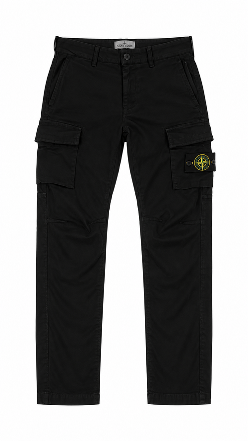 Pantalon Cargo Stone Island Junior - Noir - Taille 10 ans