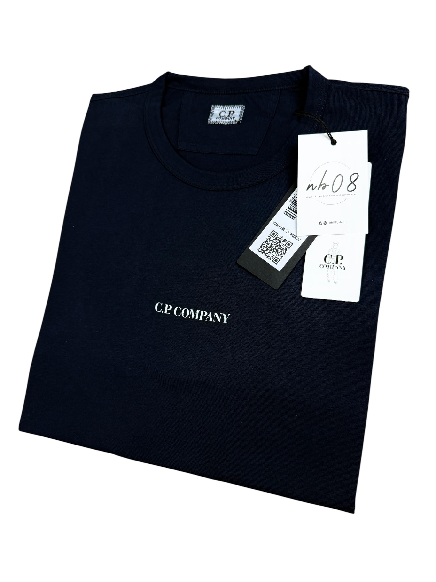 TEE-SHIRT C.P COMPANY - MARINE - NEUF