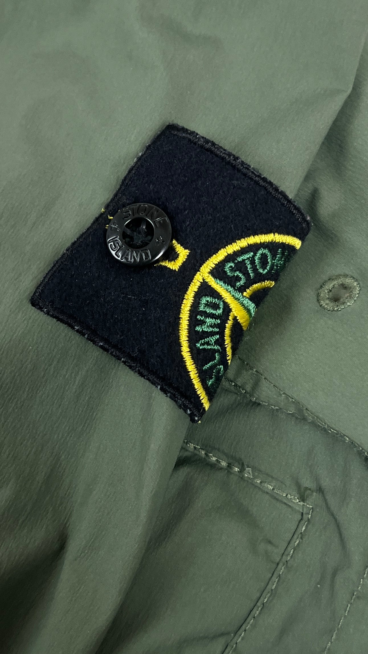 Veste Coupe-Vent Stone Island Skin Touch Nylon-TC - Kaki - Taille S