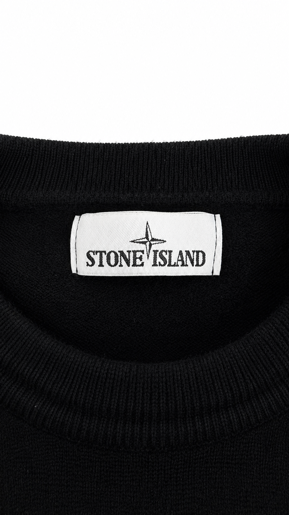 Pull Crewneck Stone Island noir taille S - vue 2/4