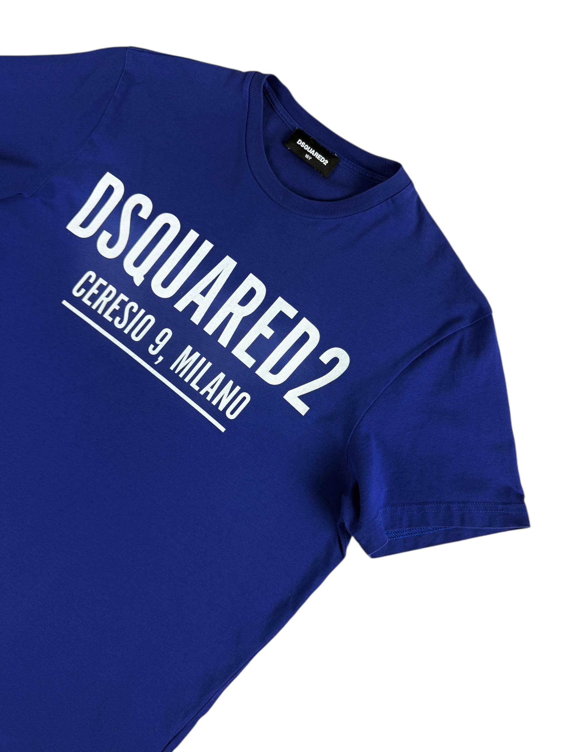 TEE-SHIRT DSQUARED2 - BLEU - TAILLE XS