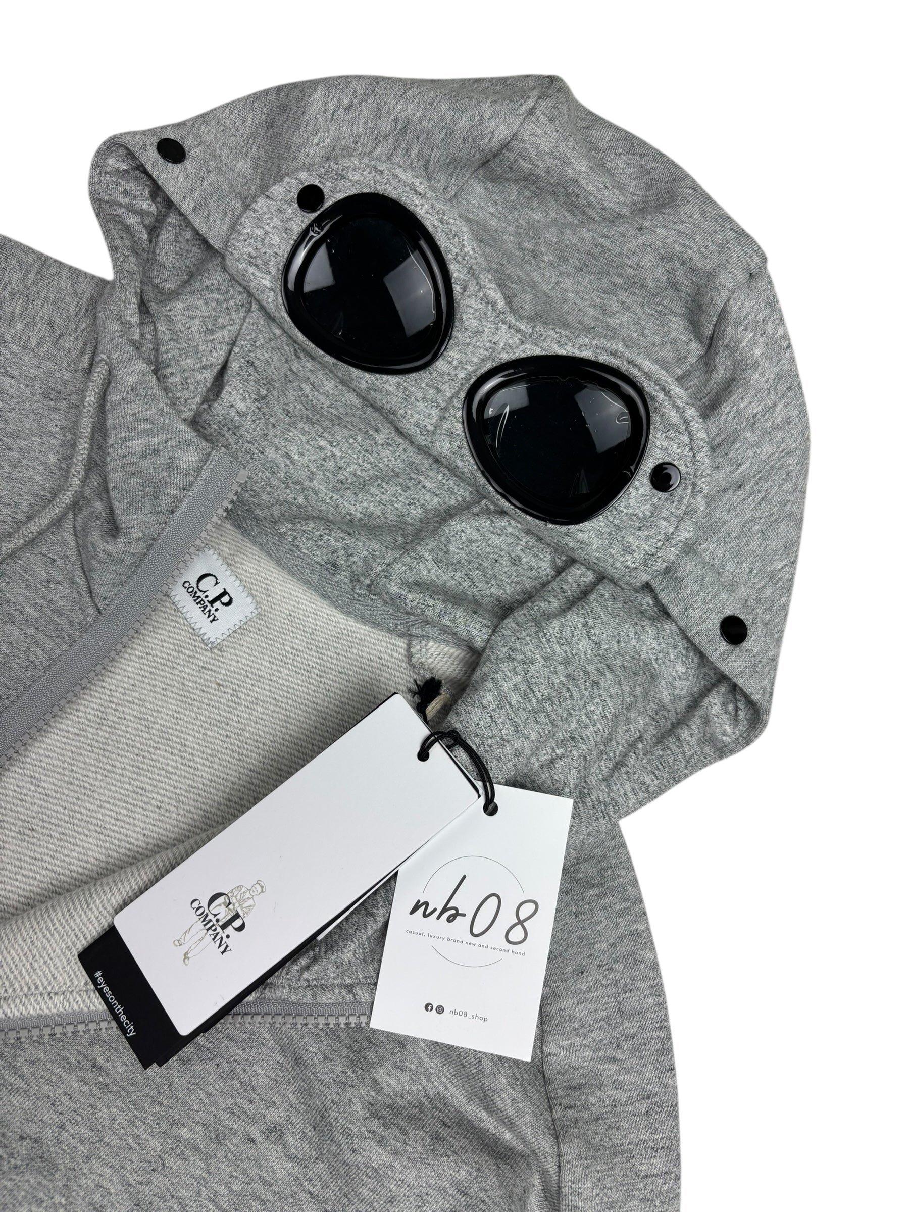 GILET C.P COMPANY GOGGLE JACKET - GRIS - TAILLE S - NEUF