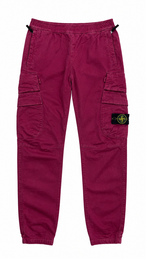 Pantalon Cargo Stone Island - Rose - Taille W30