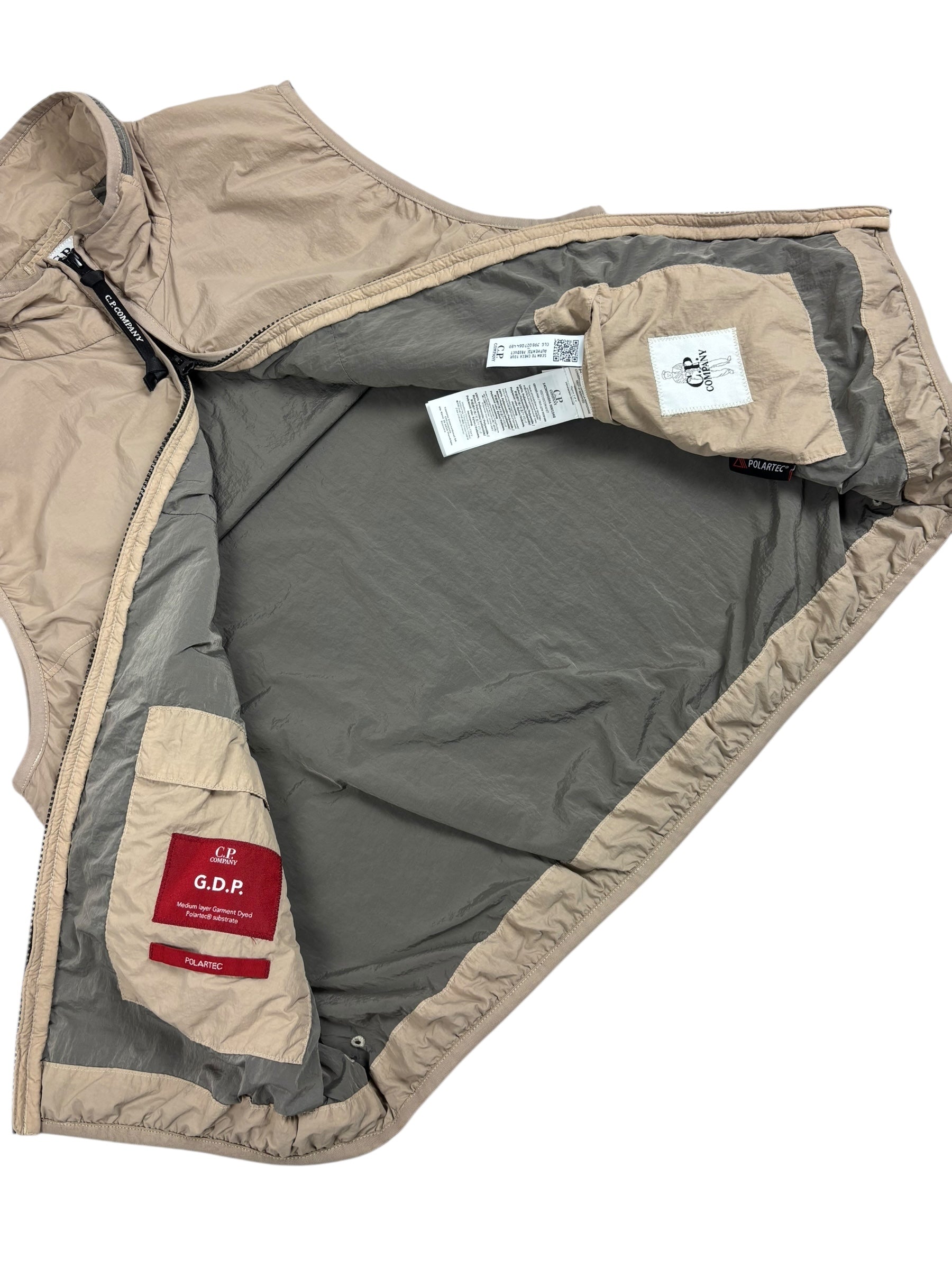 GILET C.P COMPANY G.D.P. POLARTEC - CRÈME - TAILLE 48