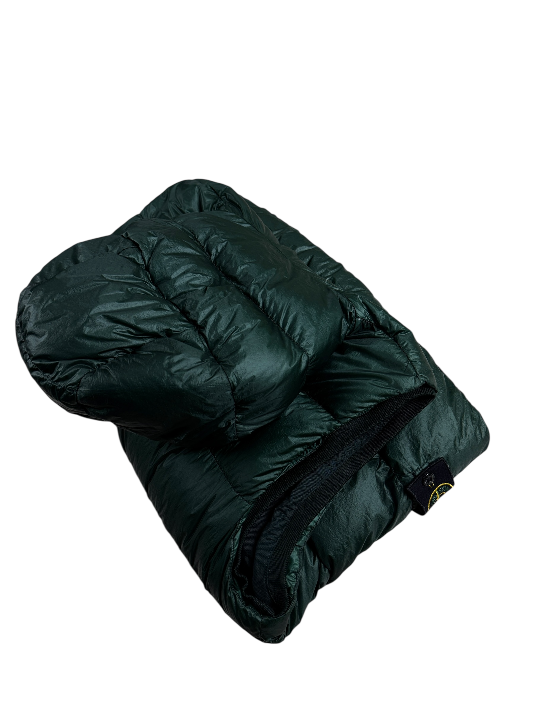 GILET STONE ISLAND GARMENT DYED VERT - TAILLE L
