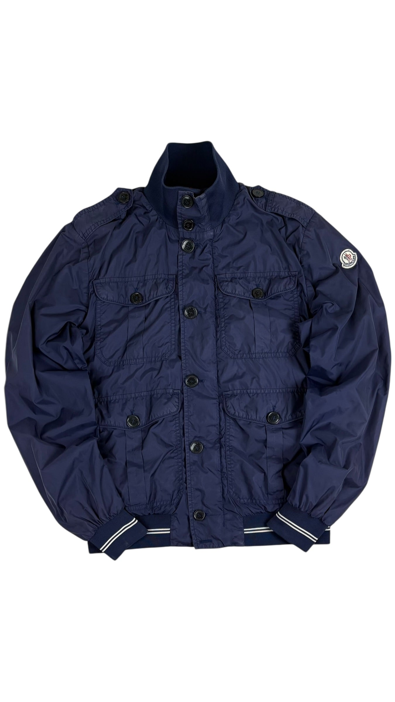 VESTE MONCLER DELONIX - MARINE - TAILLE 4